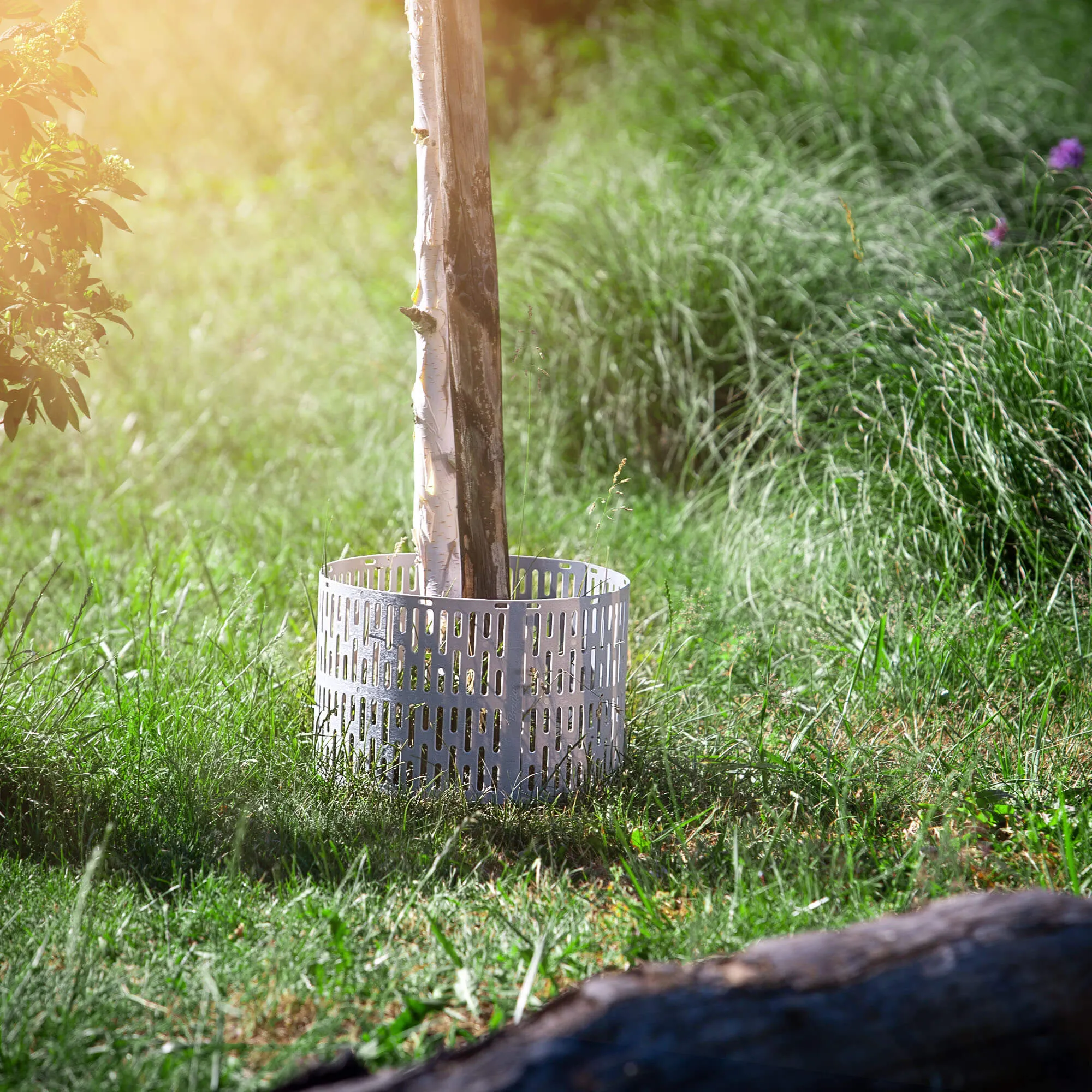 Ydes medžio kamieno uždangalai 20 x 33 cm pilki 6 vnt.