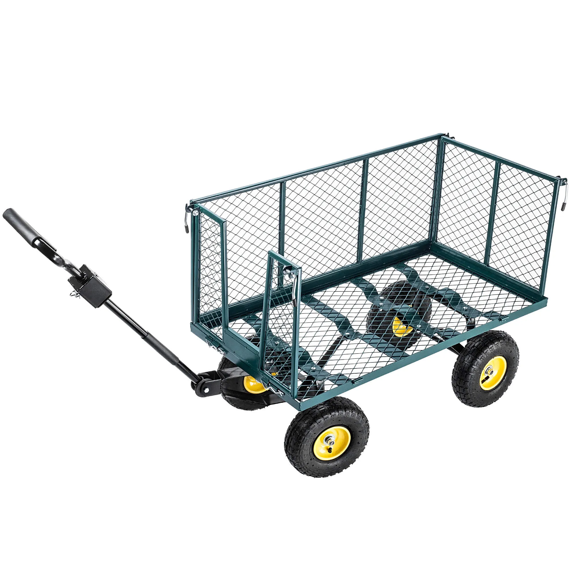 Bodo sodo transportavimo vežimėlis 450 kg, žalias