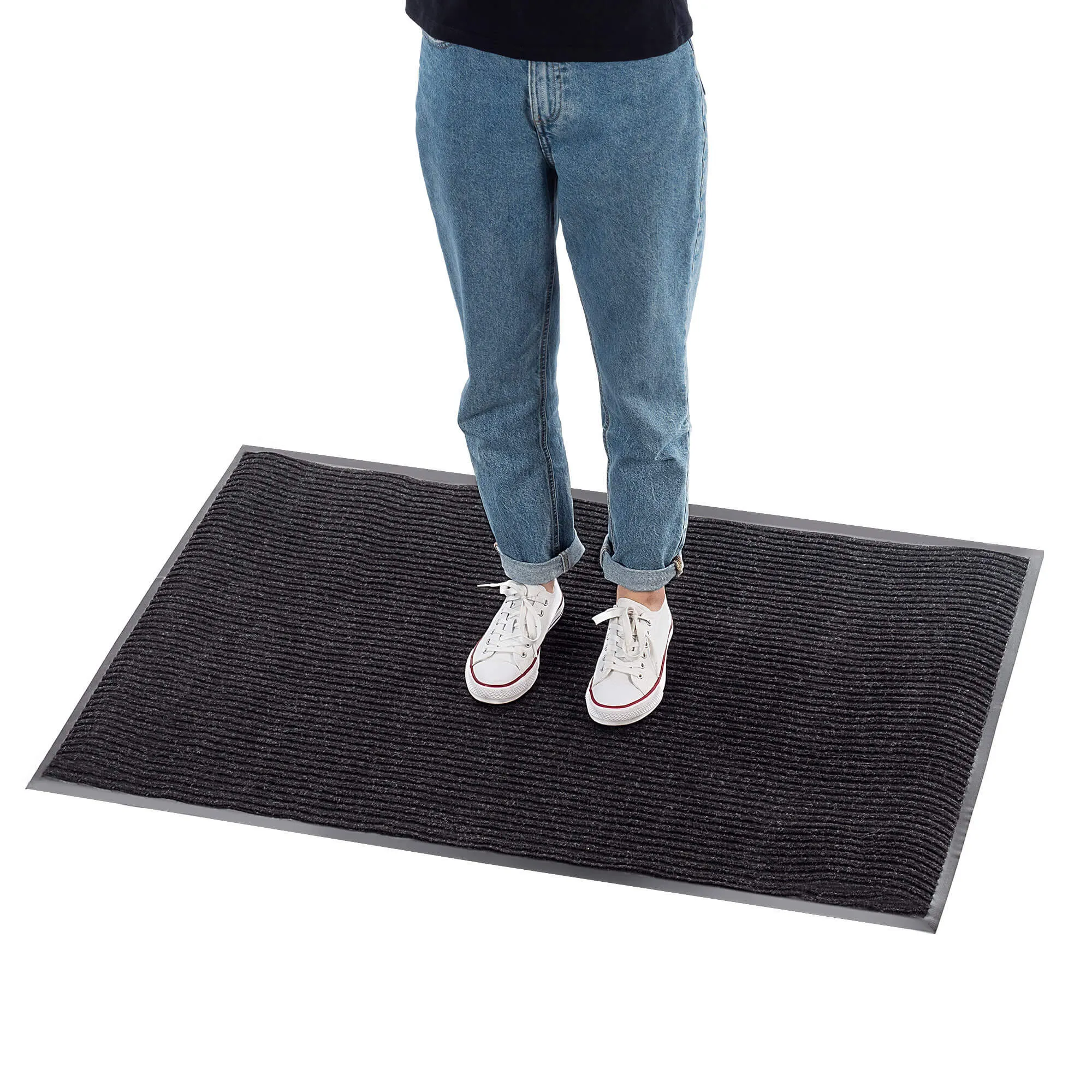 Corre kilimėlis durims 80×120 cm, antracito spalvos
