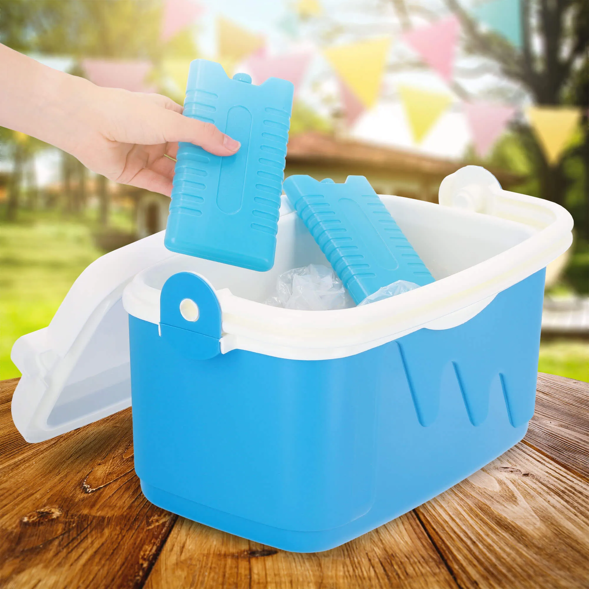 „Curver“ 10 l dviejų įdėklų aušintuvas, mėlynas