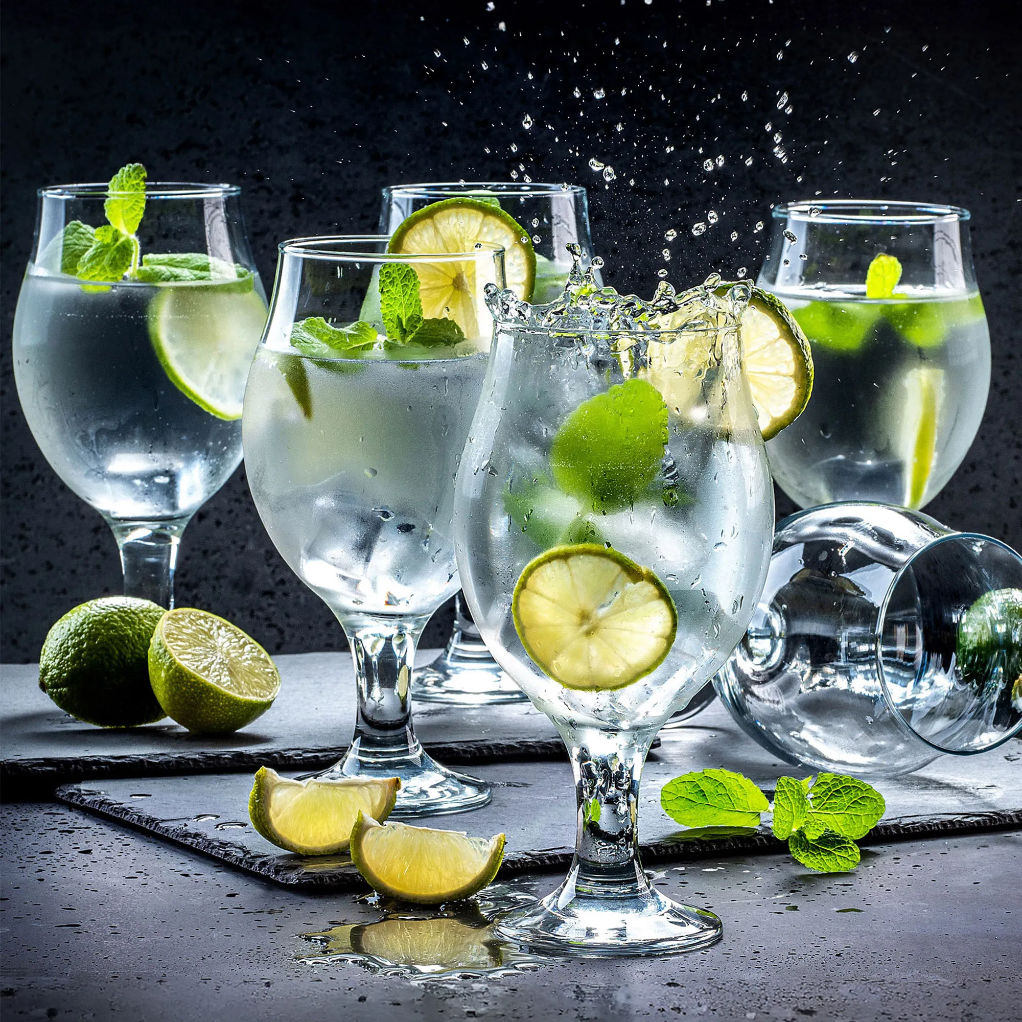 Džino ir kokteilių stiklinės 570 ml, 6 vnt.