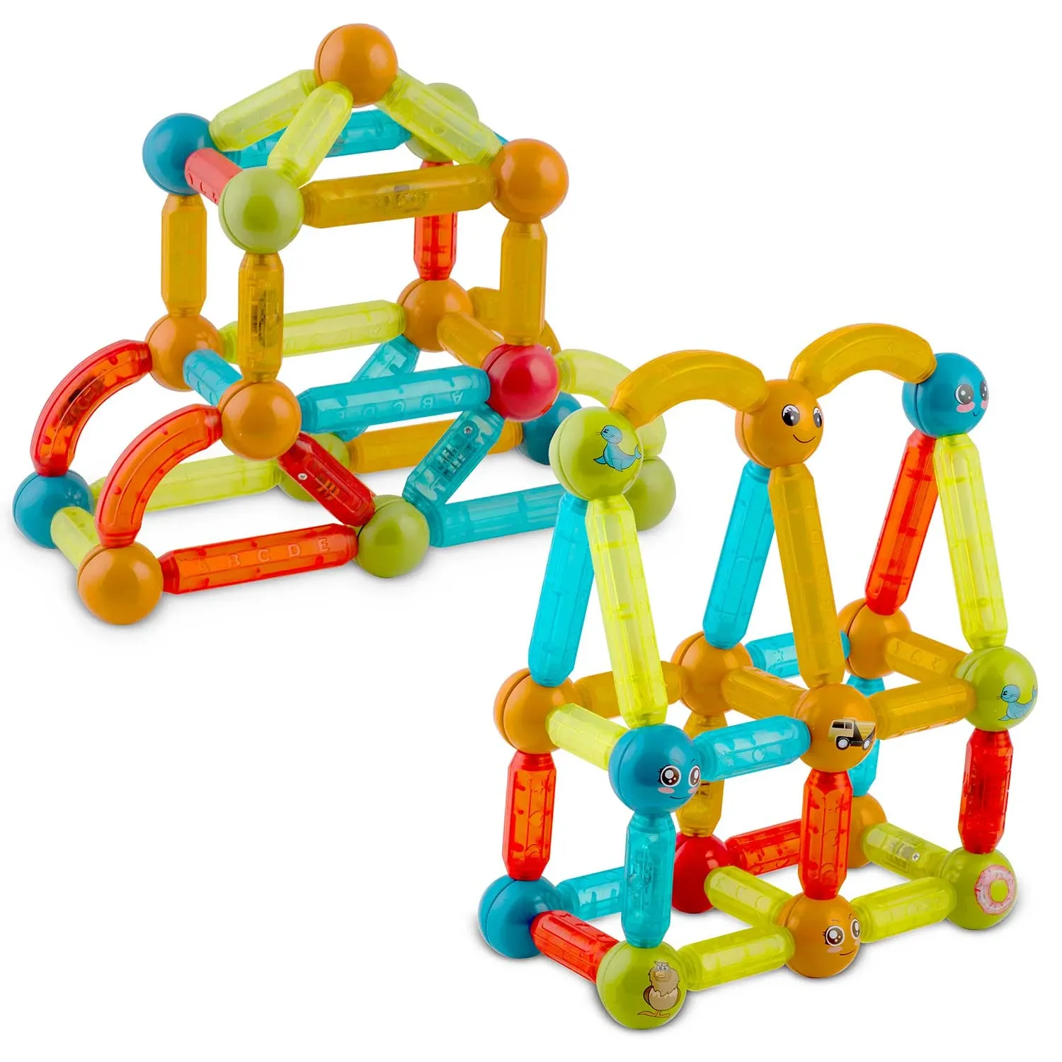 Magnetiniai kaladėlės su šviesa RK-767 Ricokids - nuotrauka 1