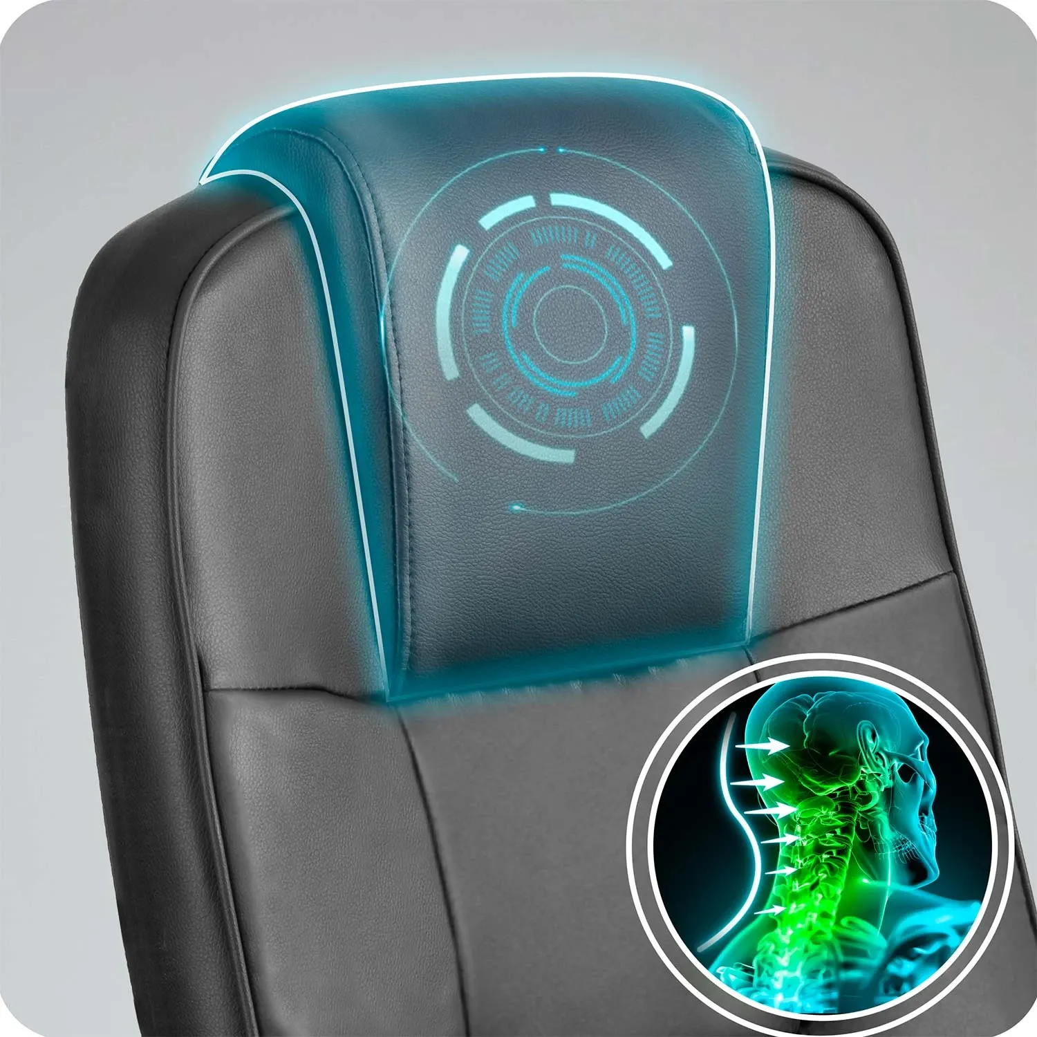 Sofotel pasukama biuro kėdė, juoda - nuotrauka 1