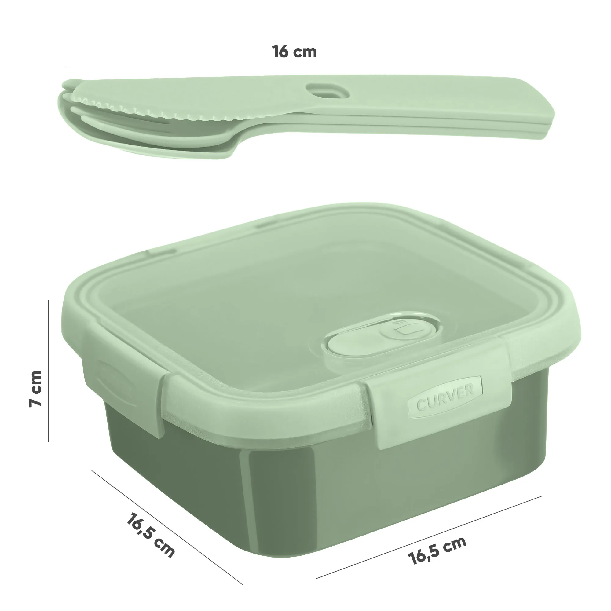 „Curver Smart To Go Eco Line“ pietų maisto indas 0,9 l