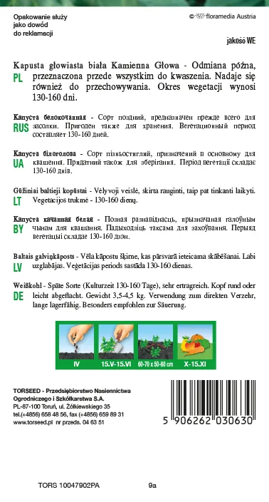 Baltieji kopūstai Stone Head 2g