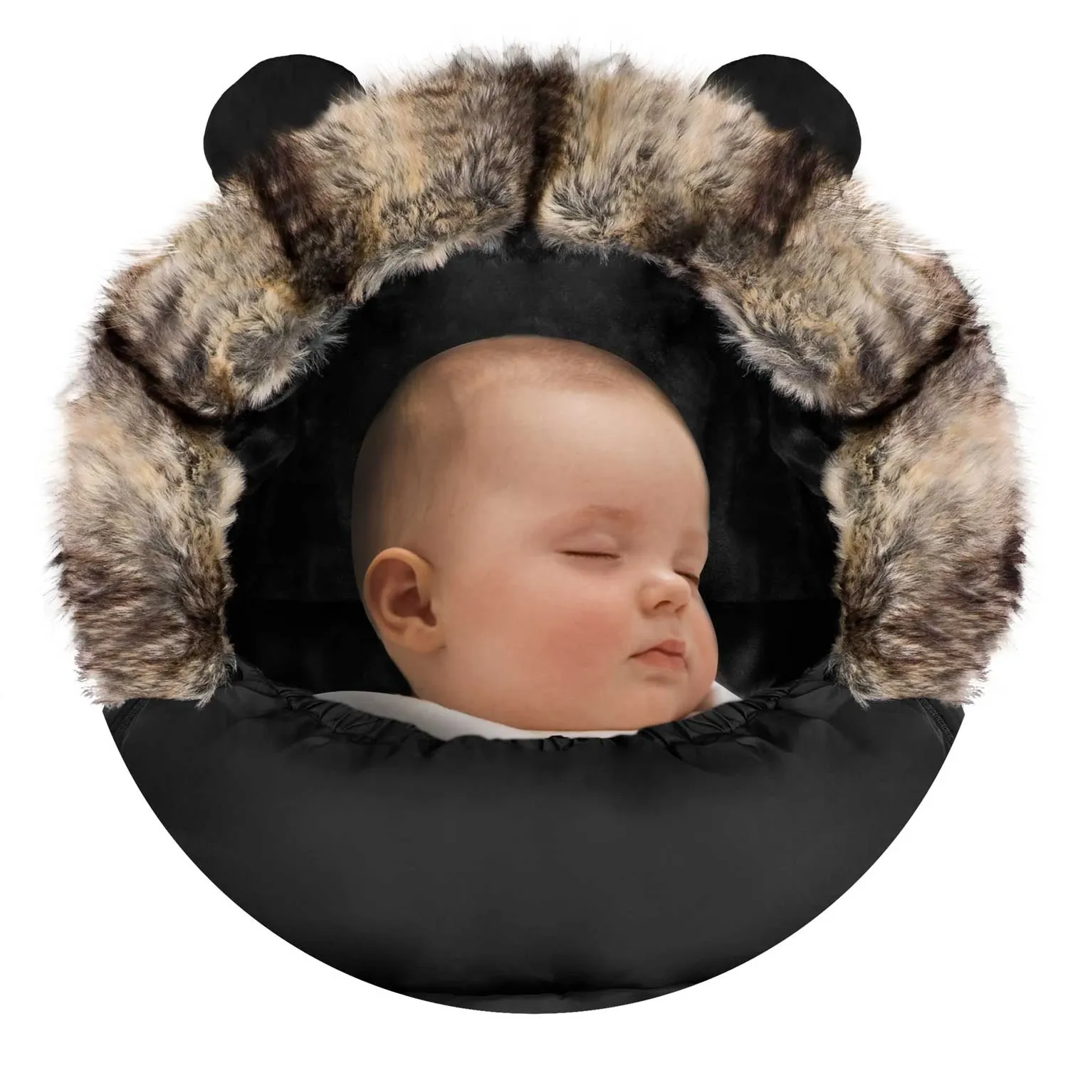 Elmi Ricokids vežimėlio/rogių miegmaišis – juodas - nuotrauka 1