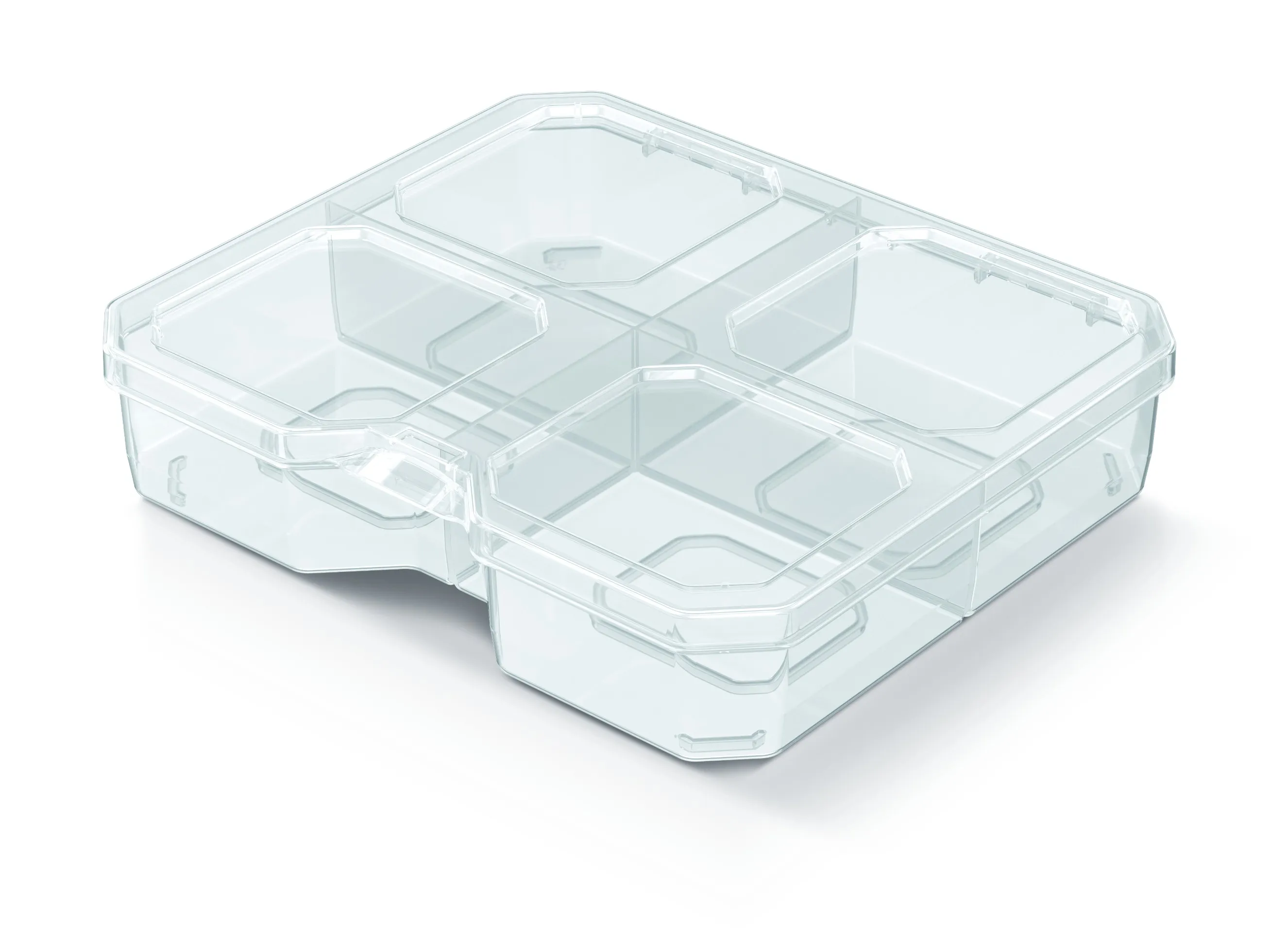 KISTENBERG SQR Box 15 žema įrankių tvarkyklė – KSQ15154 – skaidri