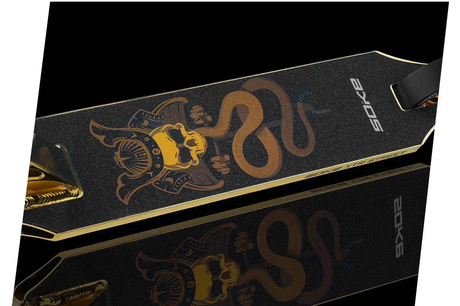 „SOKE XTR“ gatvės auksinis triukų paspirtukas - nuotrauka 1