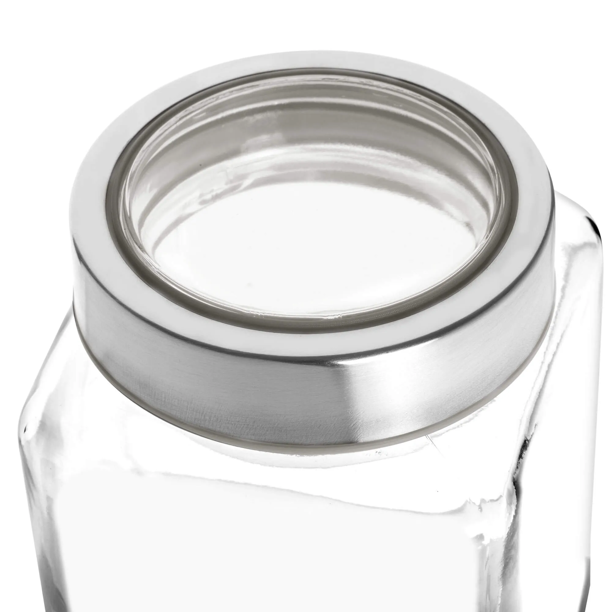 Ferno stiklinis maisto indas 500 ml, pilkas