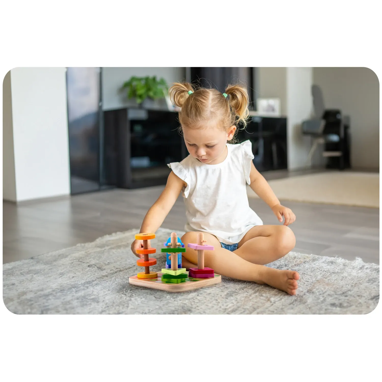 Medinių žaislų rūšiavimo dėlionė RK-866 Ricokids - nuotrauka 1
