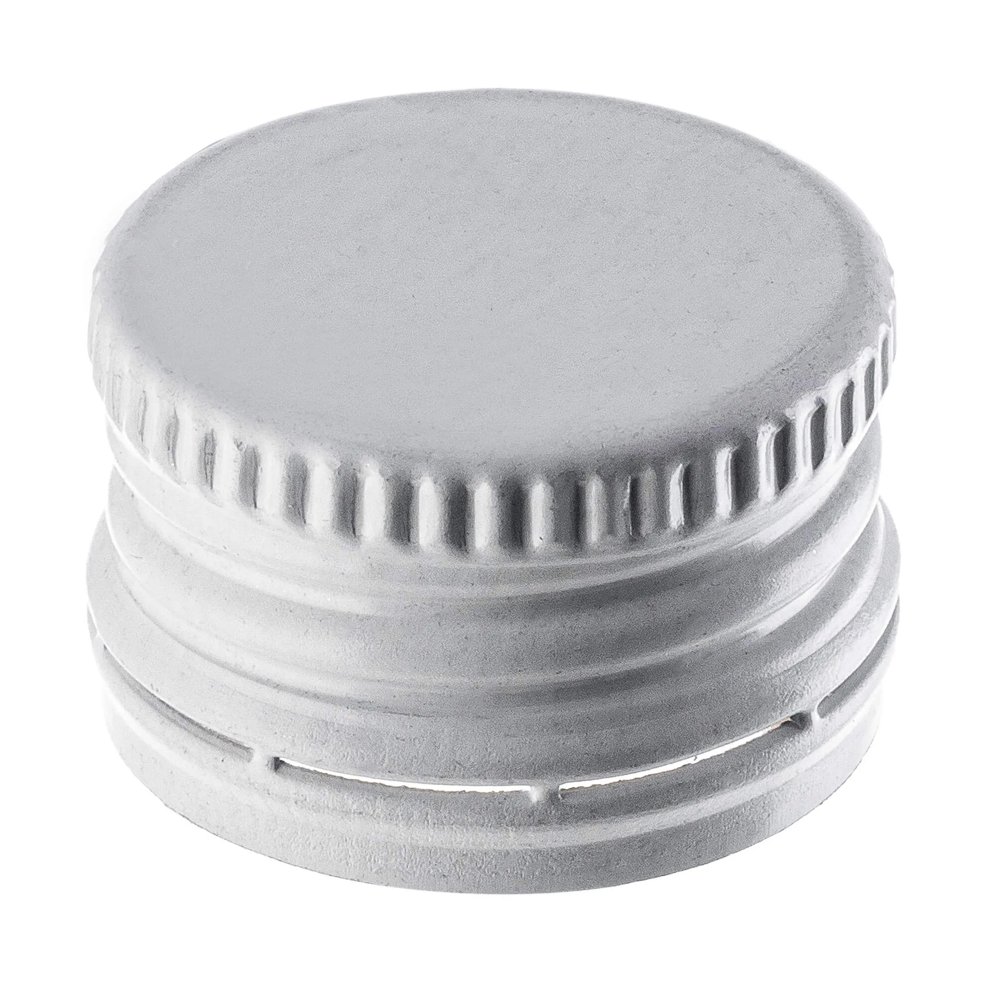 Annot aliumininiai butelių kamšteliai, 28 mm skersmens, balti, 10 vnt.