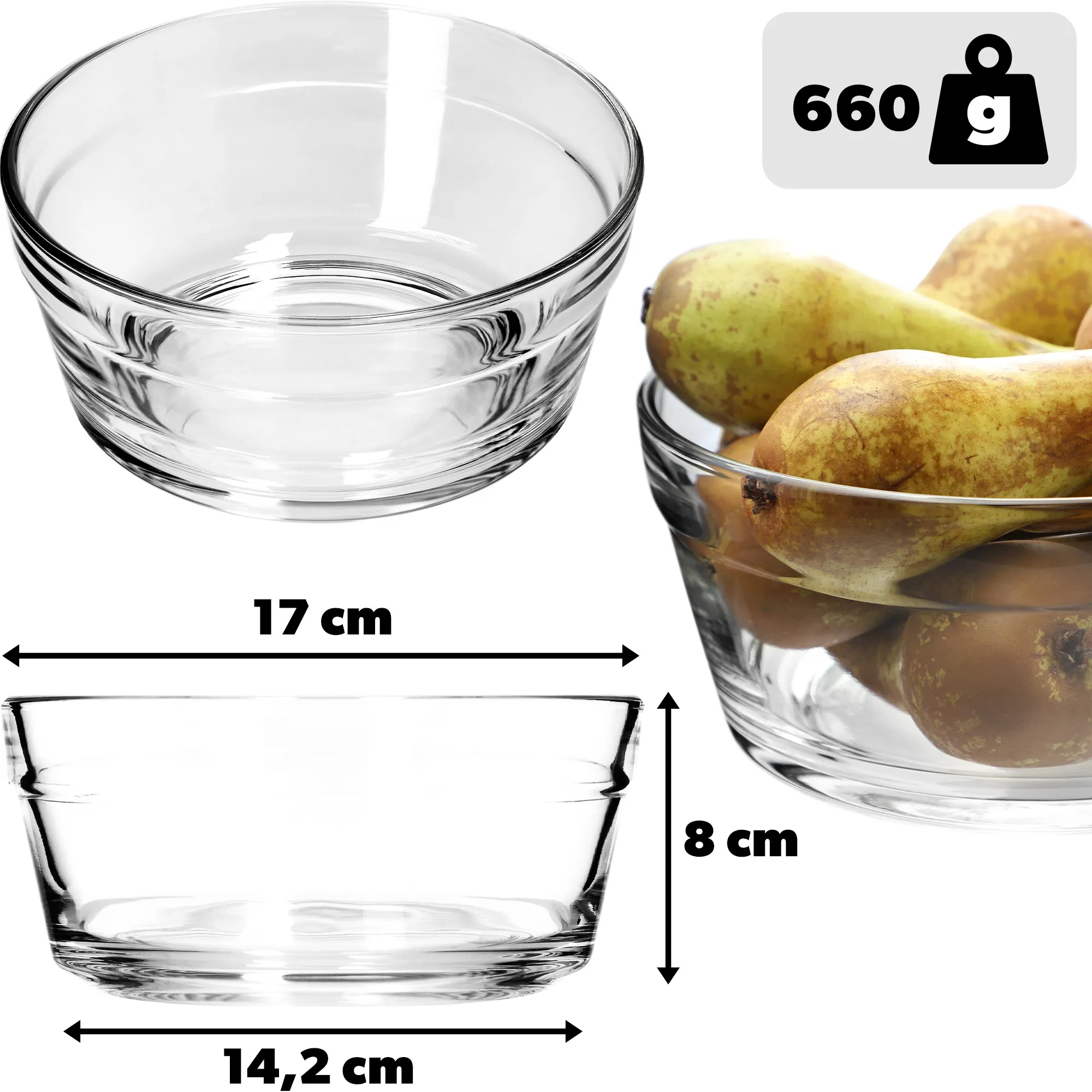 Villena salotų dubuo 17 cm