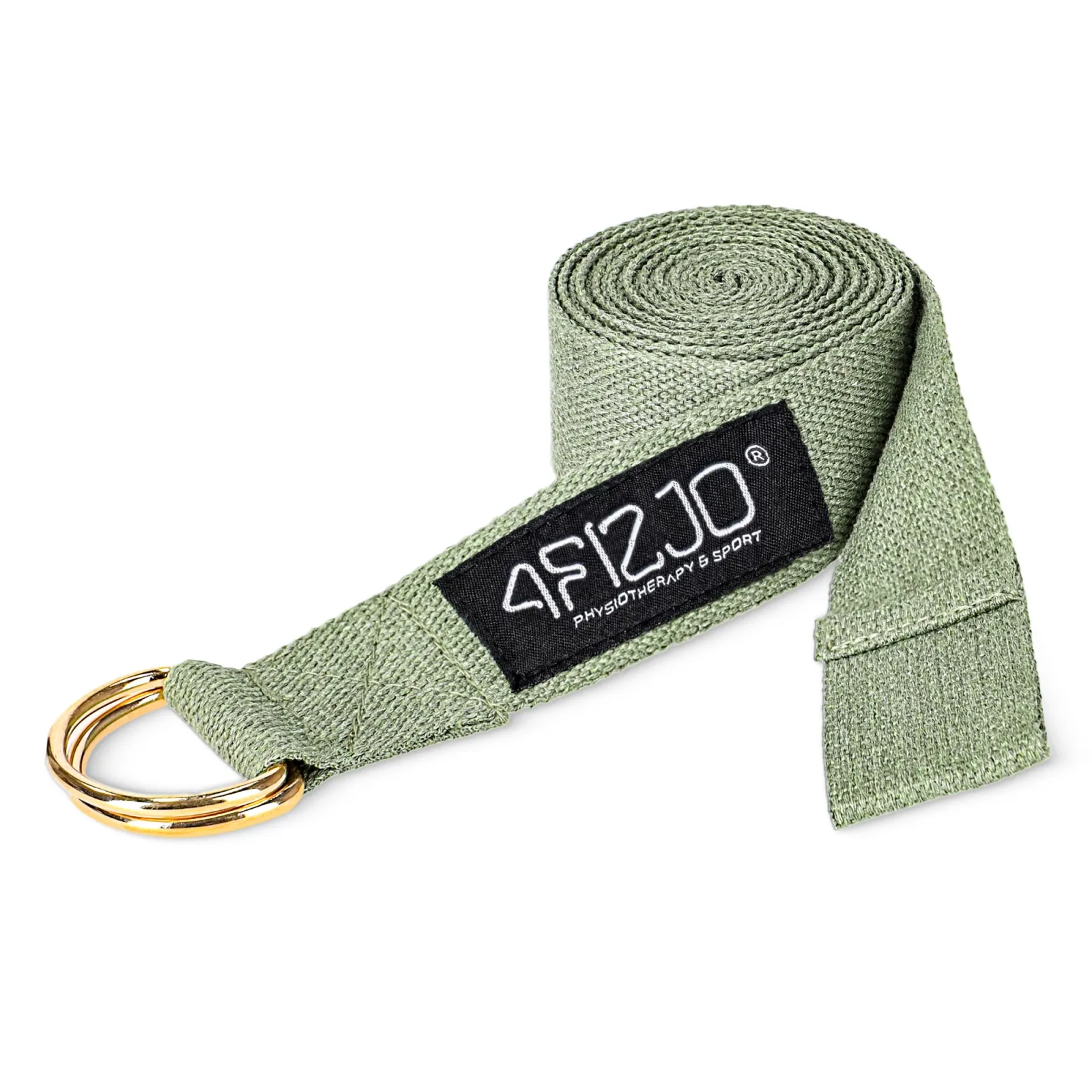 Chaki spalvos jogos dirželis