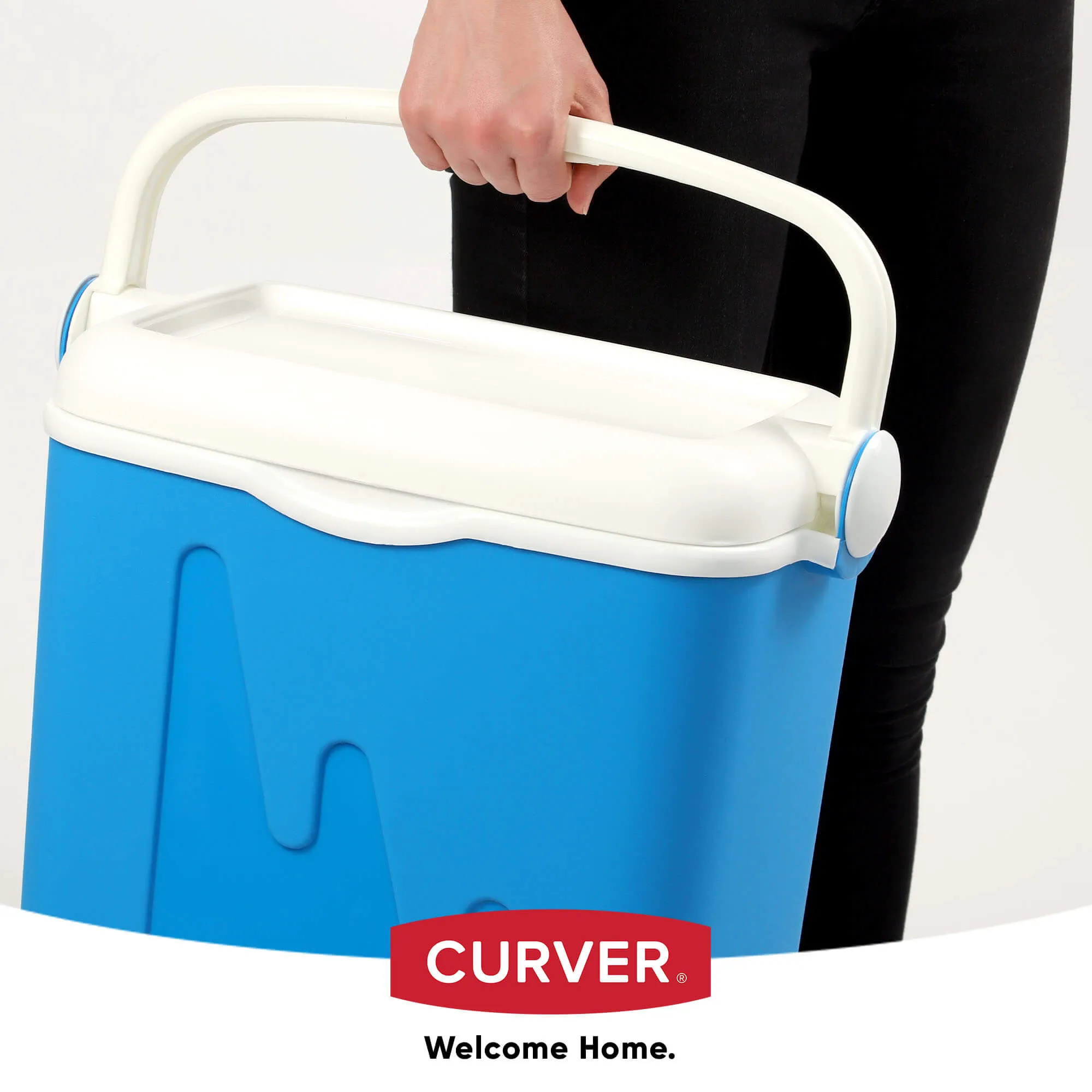 „Curver“ 20 l dviejų įdėklų aušintuvas, mėlynas