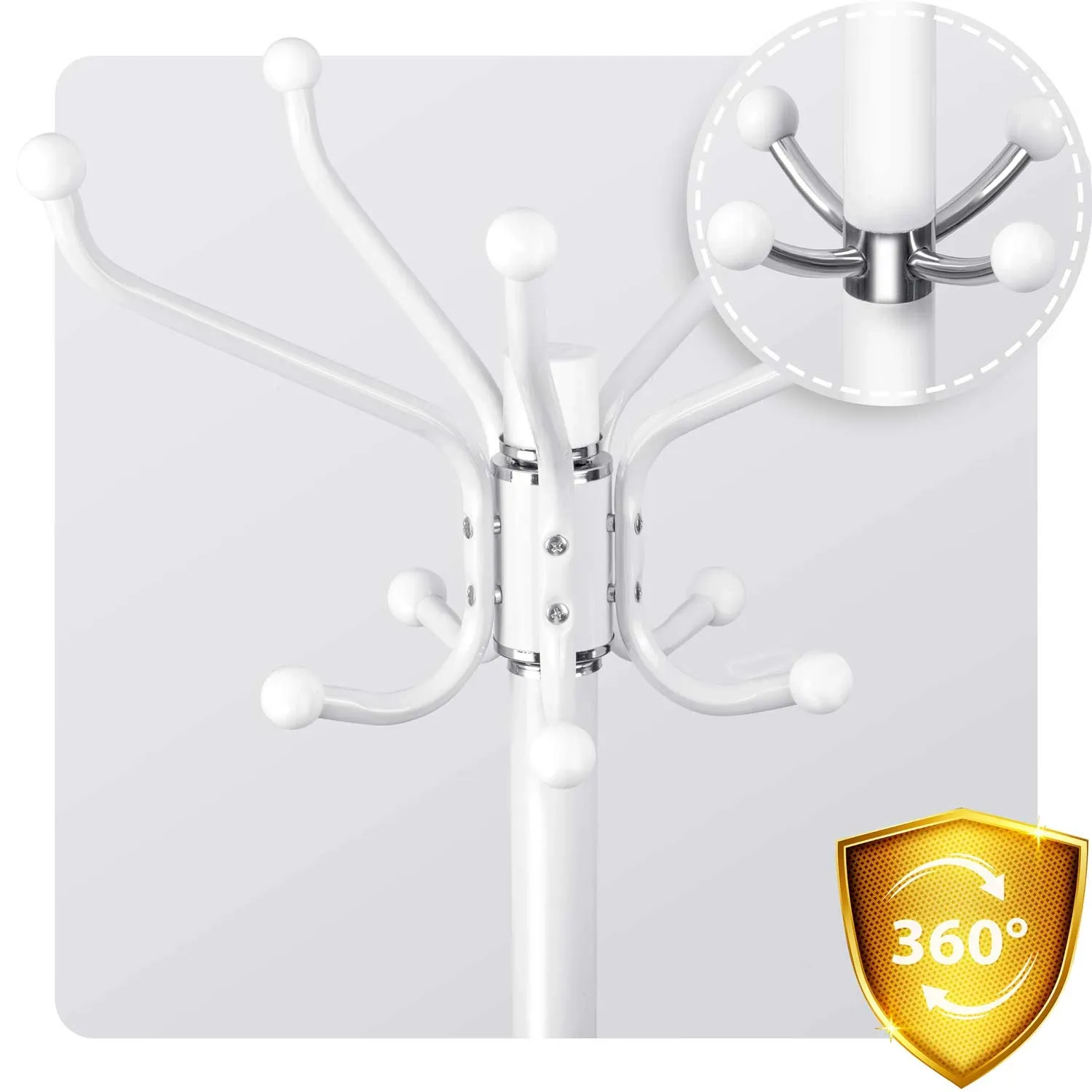 Pastatoma drabužių kabykla su marmuriniu pagrindu Massido 684101 - nuotrauka 1