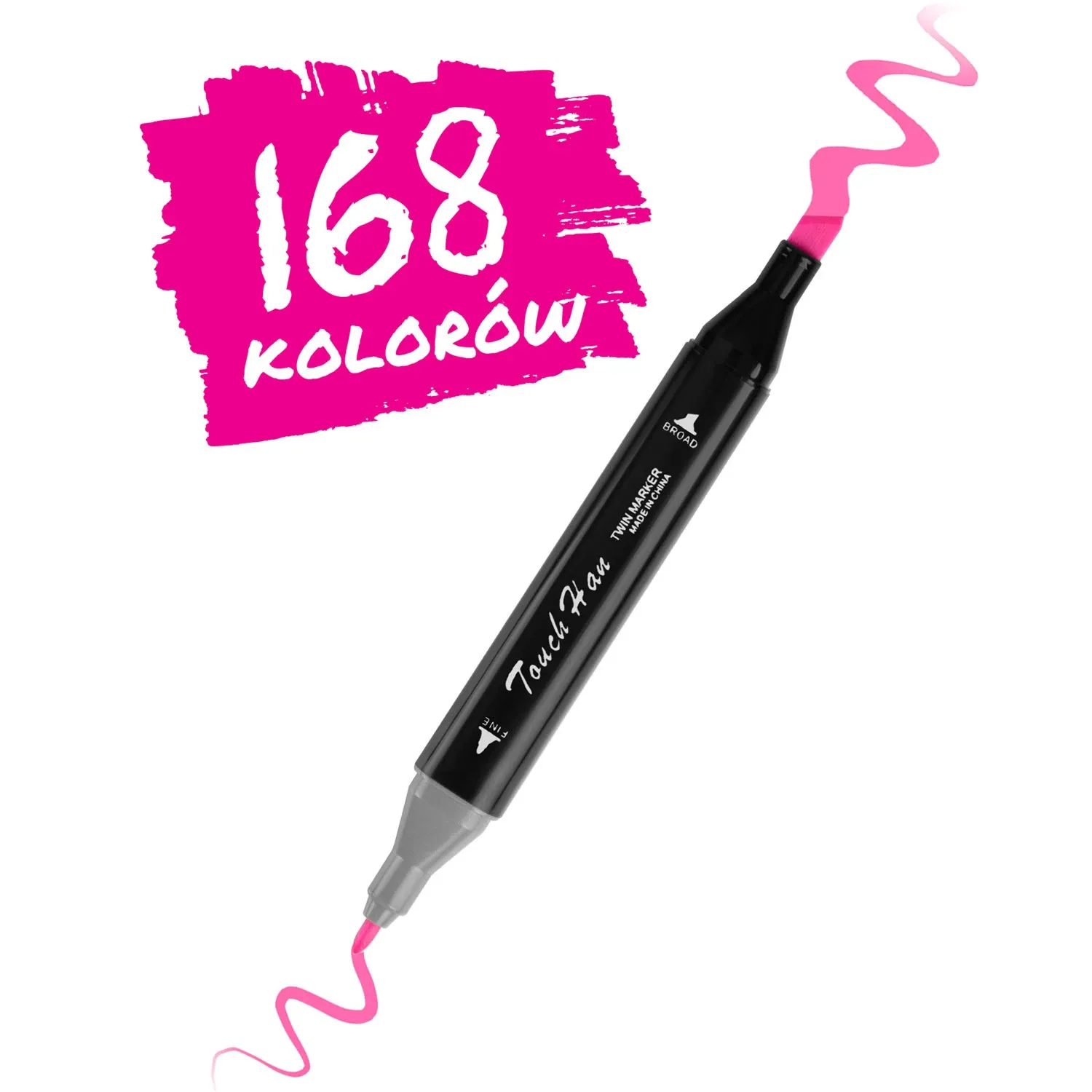 Nukido NK-914 alkoholio žymekliai su maišeliu, 168 vnt. - nuotrauka 1