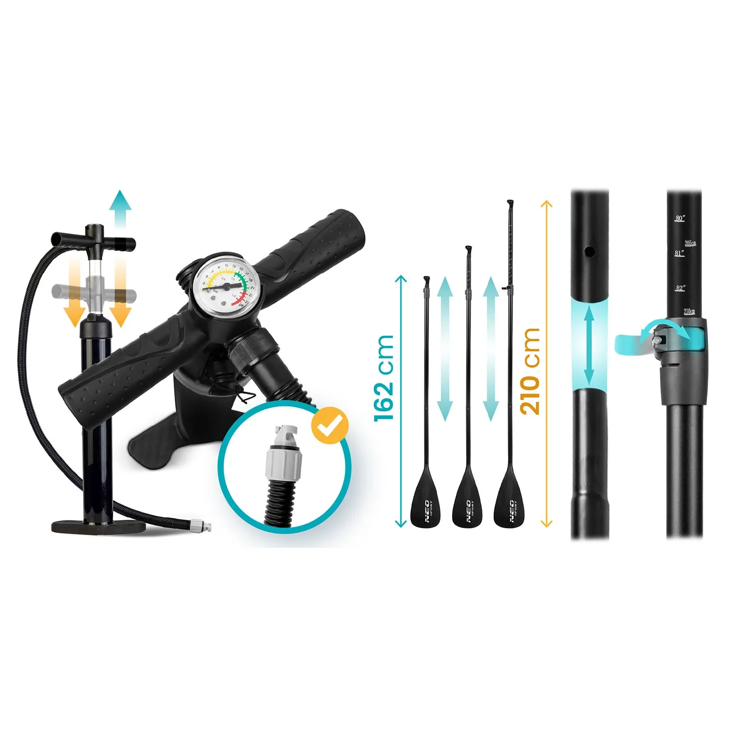 Reefbreak irklentė 350 x 81 x 15 cm Neo-Sport 170106 - nuotrauka 1