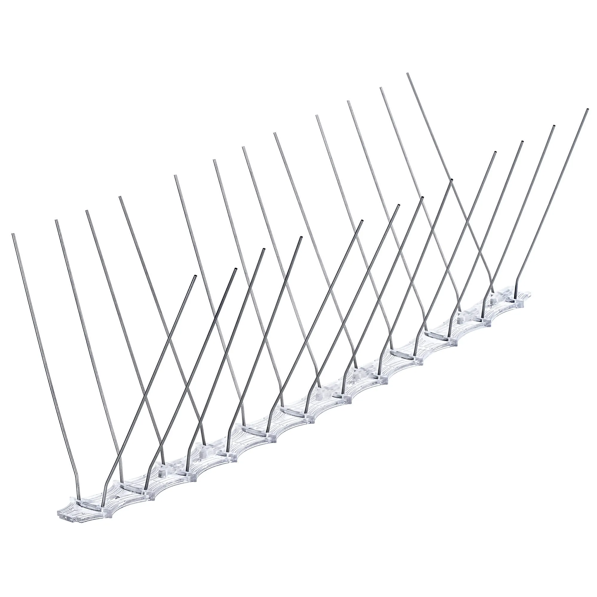 Nerūdijančio plieno paukščių smaigai, 33 x 10 cm, 9 vnt.