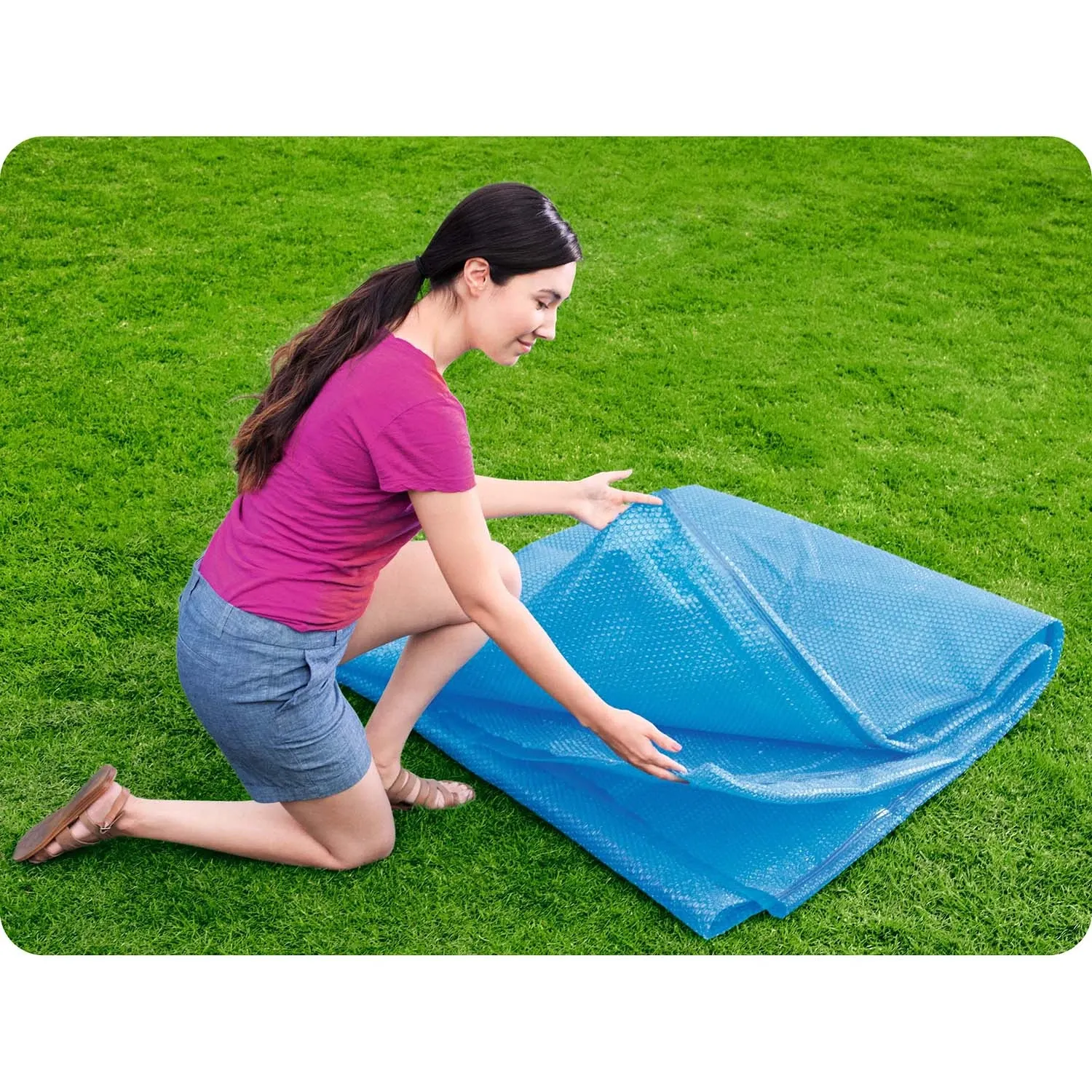 Baseino rėmo saulės stogelis 427 cm Bestway 58252 - nuotrauka 1