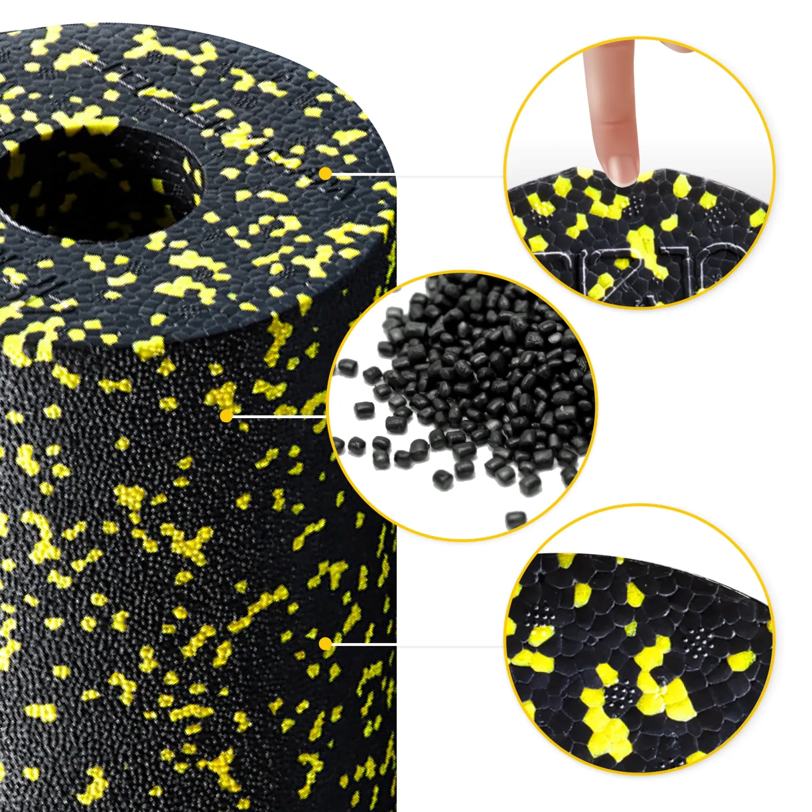 Volelių ir masažinių kamuoliukų EPP rinkinys