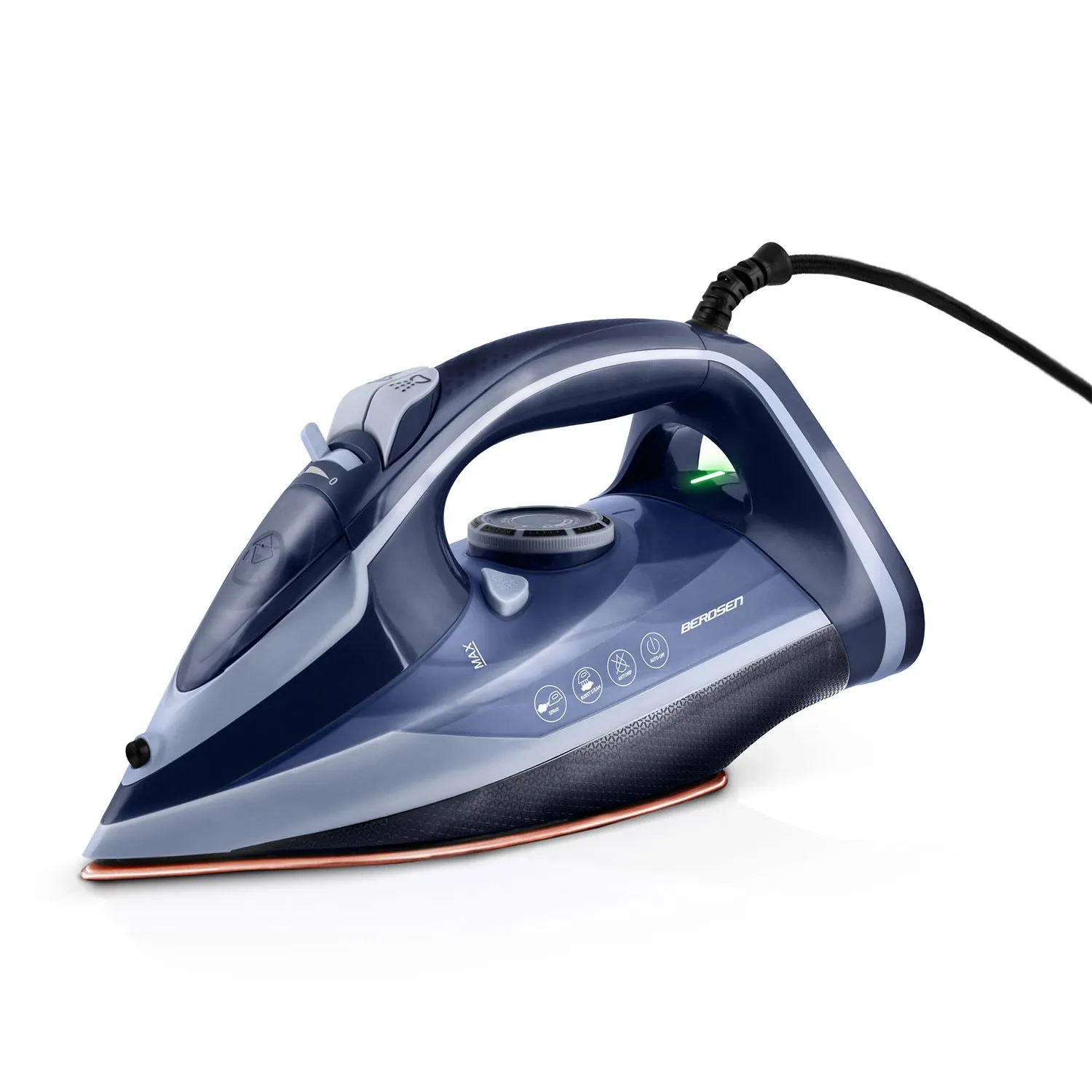 3000 W „Berdsen BD-330“ garinis lygintuvas, keraminė danga, vertikalus veikimas - nuotrauka 1