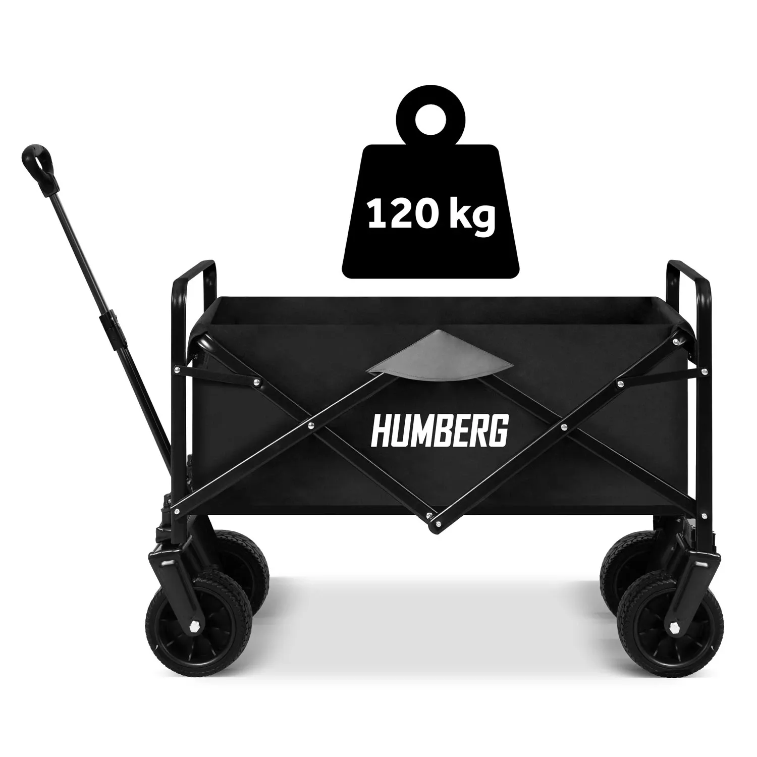 Sulankstomas transportavimo vežimėlis 100l Humberg HM-512 - nuotrauka 1