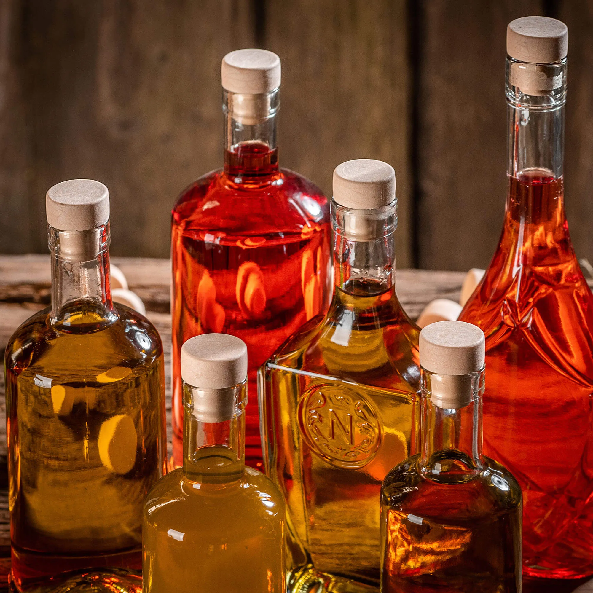 Velletri vyno butelio kamštis, sintetinis grybo formos, 21,5 mm, 100 vnt.