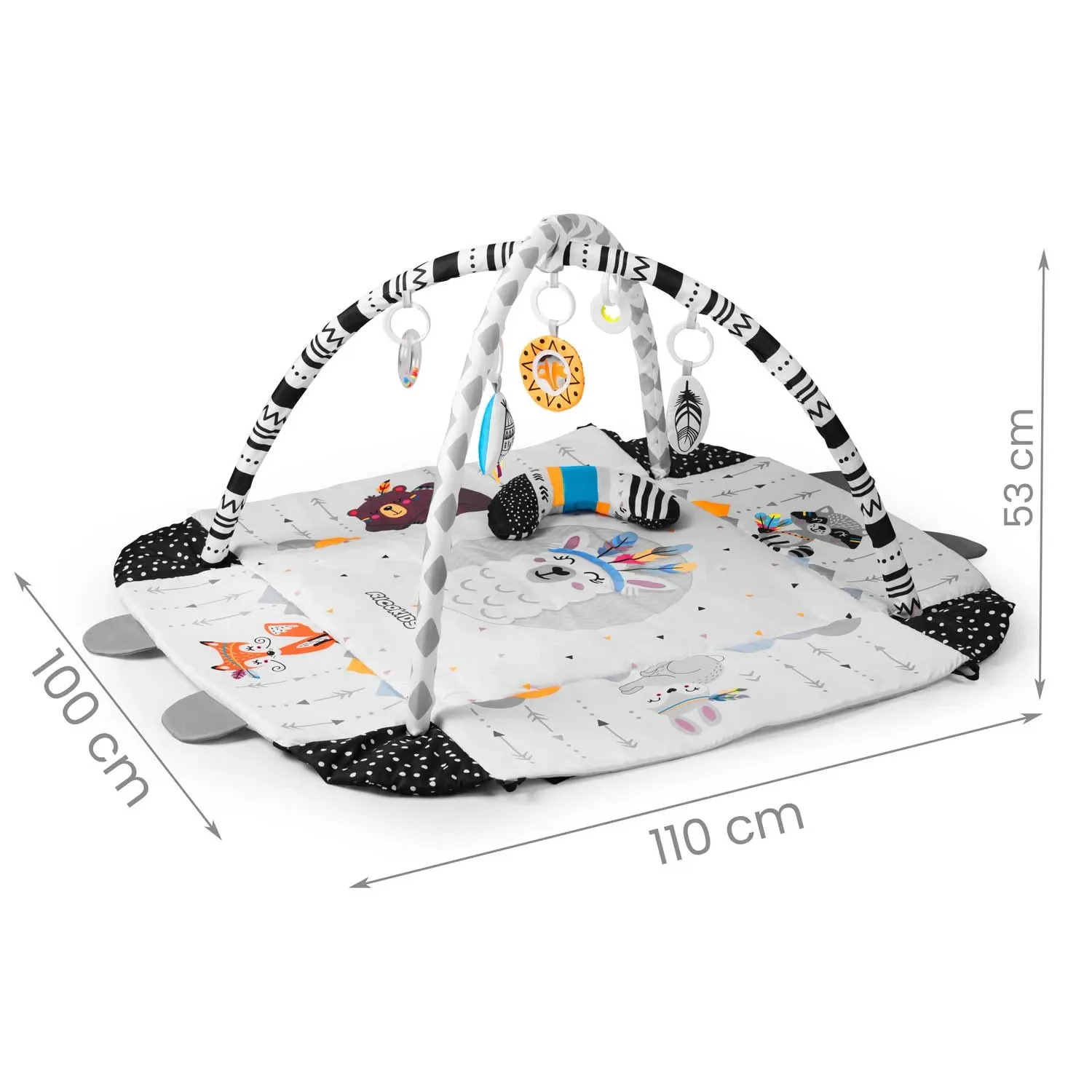 Interaktyvus edukacinis kilimėlis 110 x 100 cm Boho Ricokids - nuotrauka 1