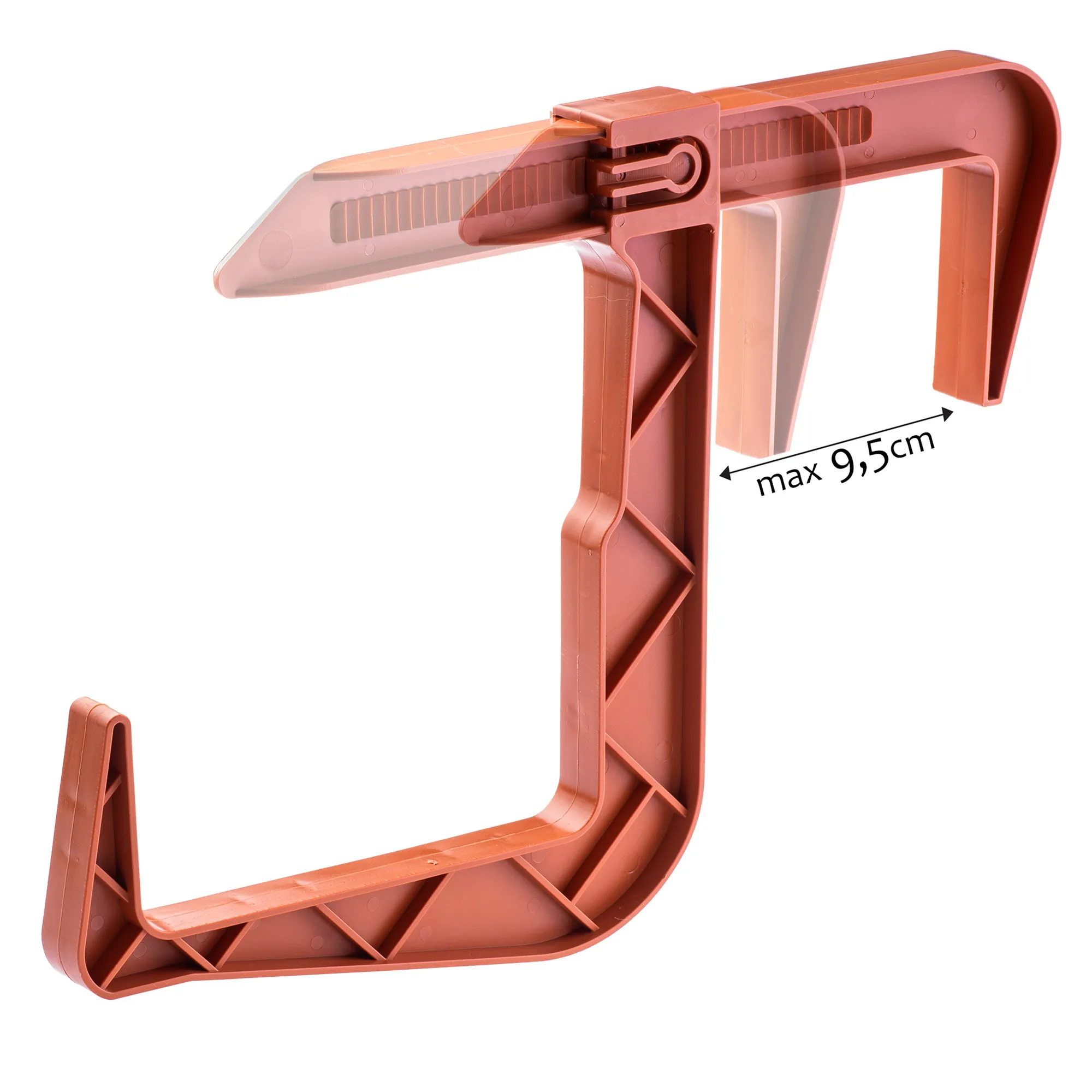 „Evron“ balkono dėžė su pagrindu ir rankenomis