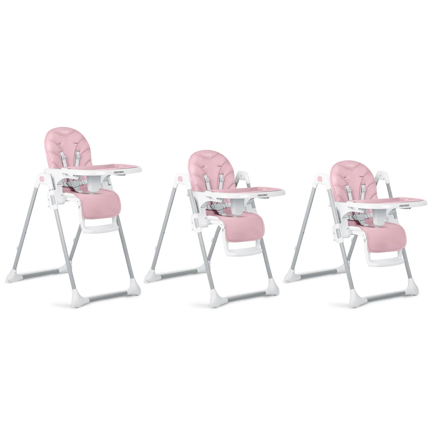 Ricokids Tulo rožinė maitinimo kėdutė - nuotrauka 1