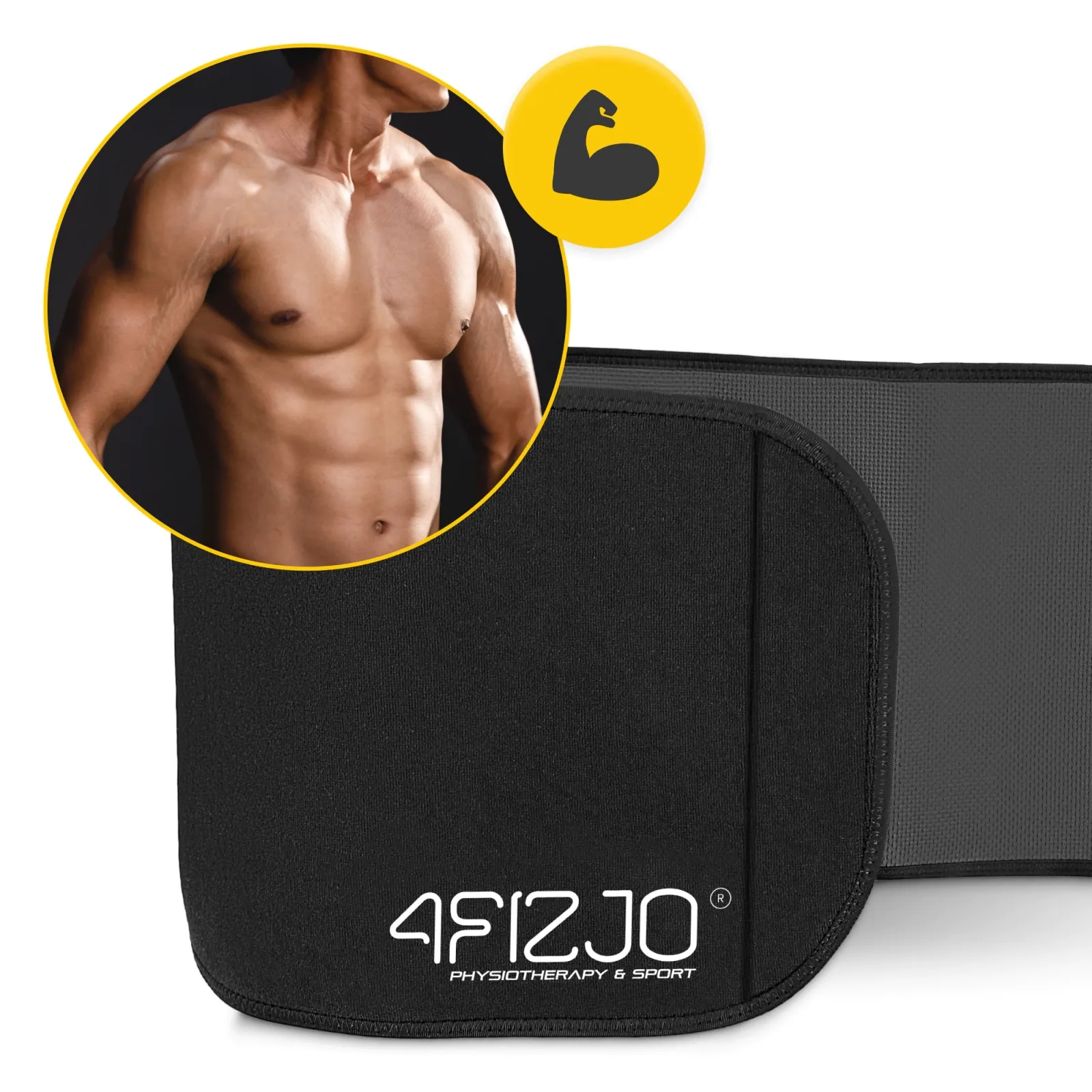 Neopreno liekninamasis pilvo diržas S/M dydis