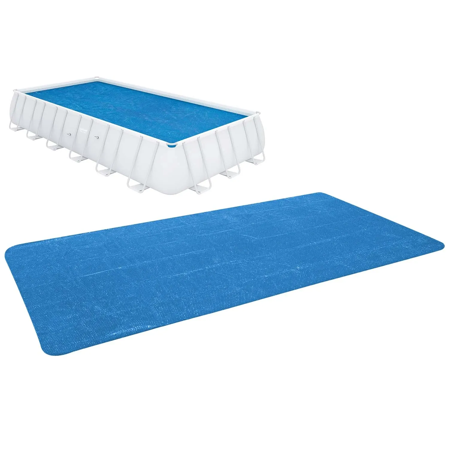 Baseino stogelis su saulės energija 732 x 366 cm „Bestway 58228“ - nuotrauka 1