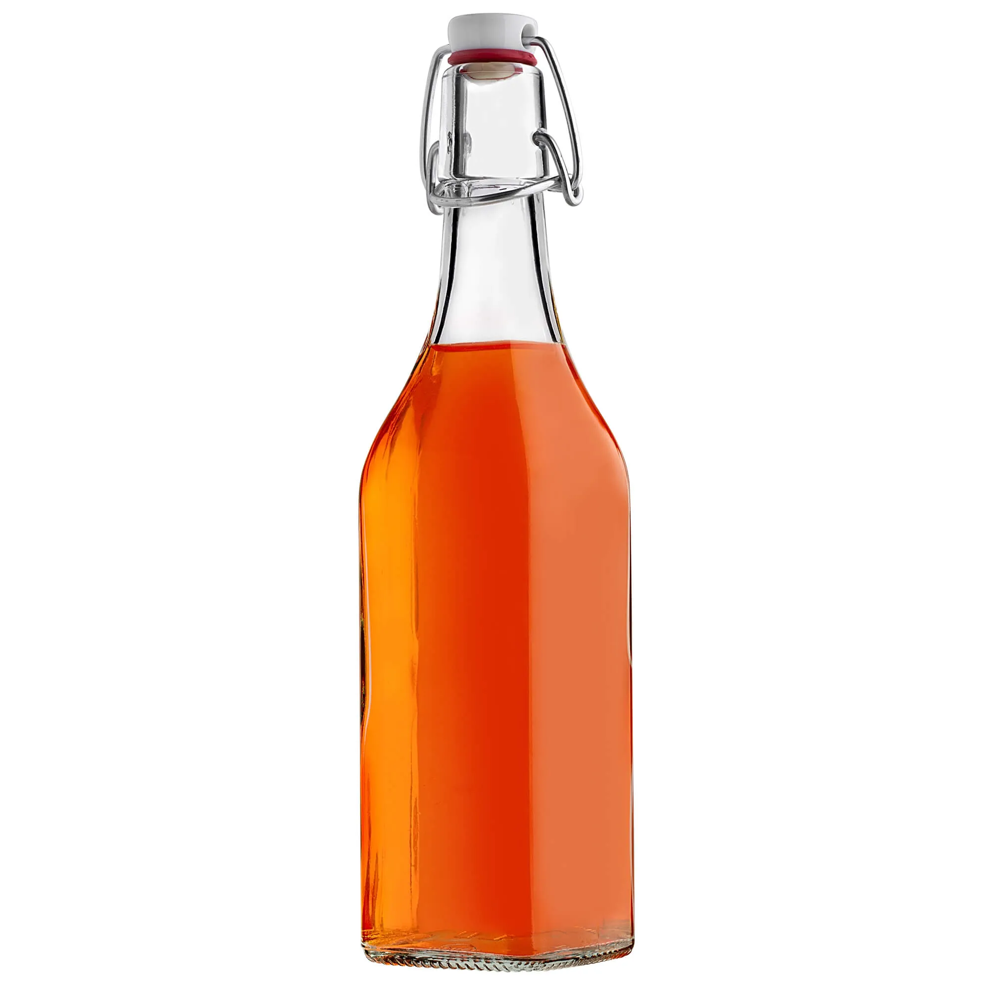 Nave stikliniai buteliai 500 ml su mechaniniu kamščiu 5 vnt.