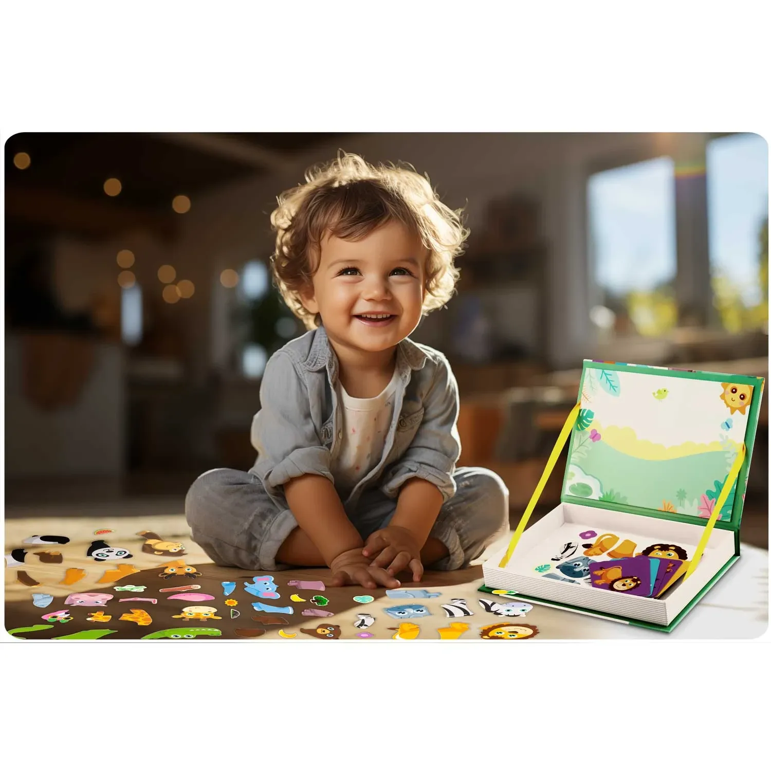 Magnetinė dėlionė „Gyvūnai“ RK-770 - nuotrauka 1