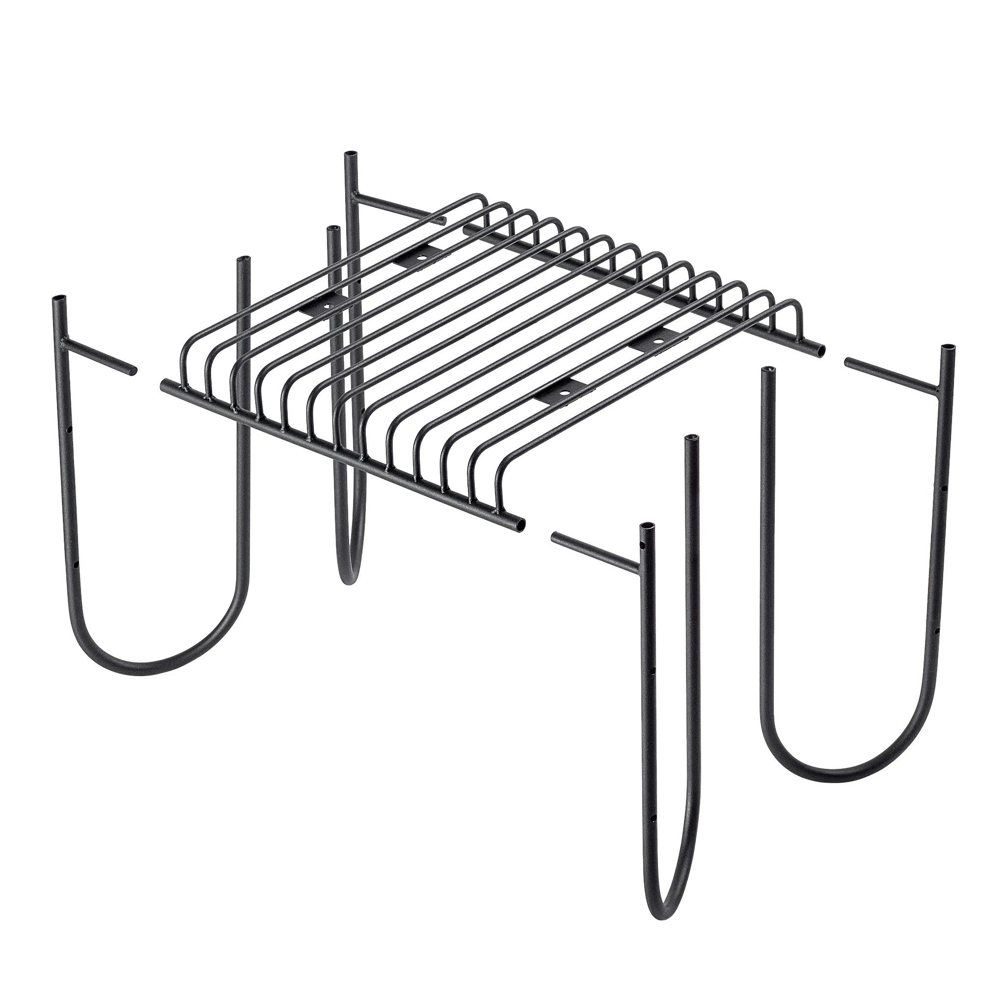 Ruste sodo suolas 50 x 45 cm, juodas