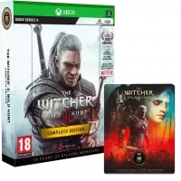 Wiedźmin 3 Dziki Gon - Edycja Kompletna + Jubileuszowy Steelbook PL (Xbox Series X) - „The Witcher 3: Wild Hunt“ 10-mečio jubiliejaus leidimas apima visą žaidim