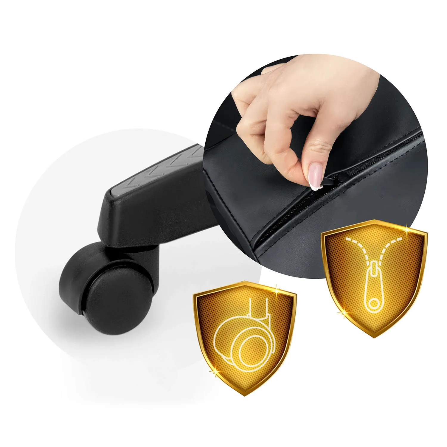 Sofotel Draknor žaidimų kėdė, juoda ir pilka - nuotrauka 1