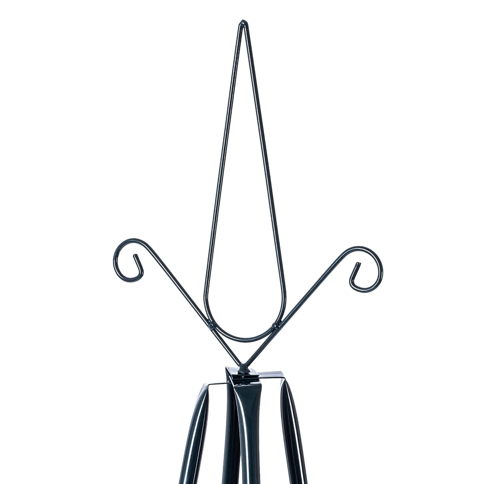 Cataran sodo gėlių piramidė, 202 x 42 cm, juoda