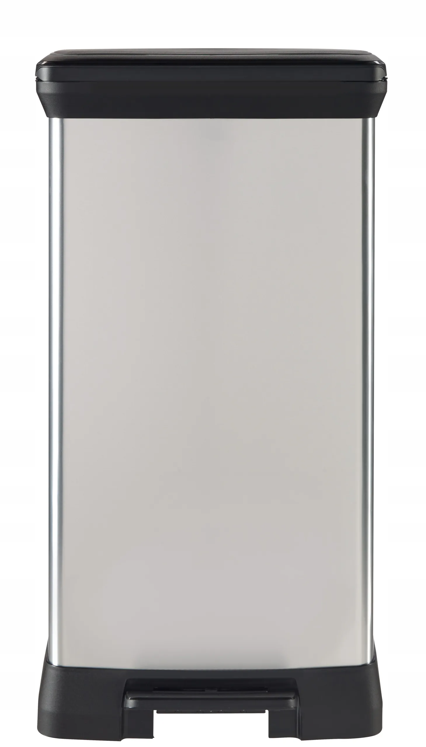 50 litrų talpos „Curver Deco“ šiukšliadėžė, metalizuota