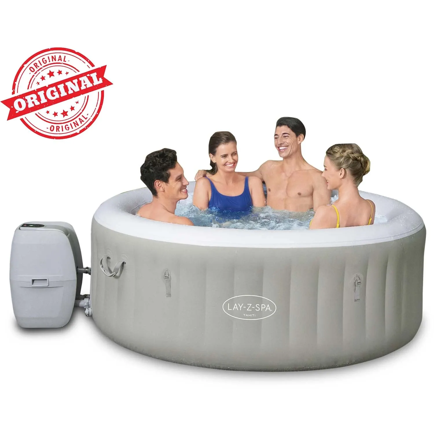 Pripučiama SPA vonia „Lay-Z Thaiti“, skirta 4 asmenims, „Bestway 60007“ - nuotrauka 1