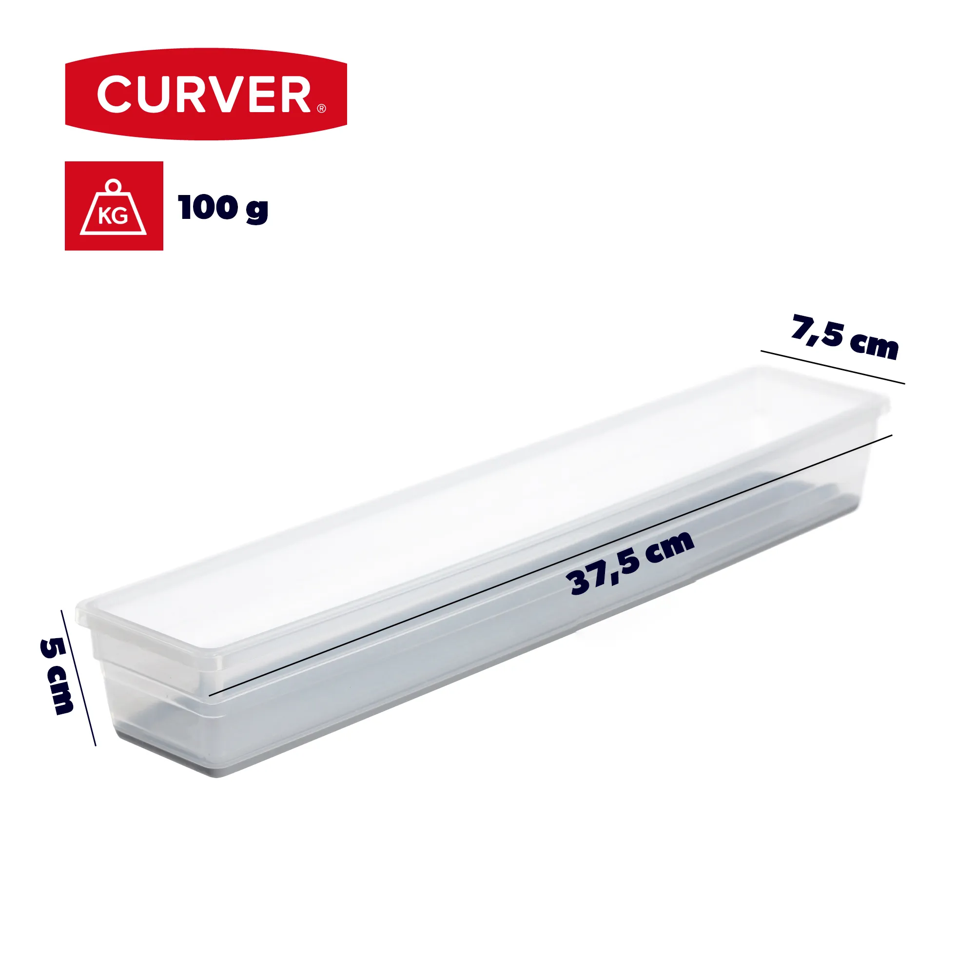 Curver Sistemo stalčių organizatorius 37,5 x 7,5 cm