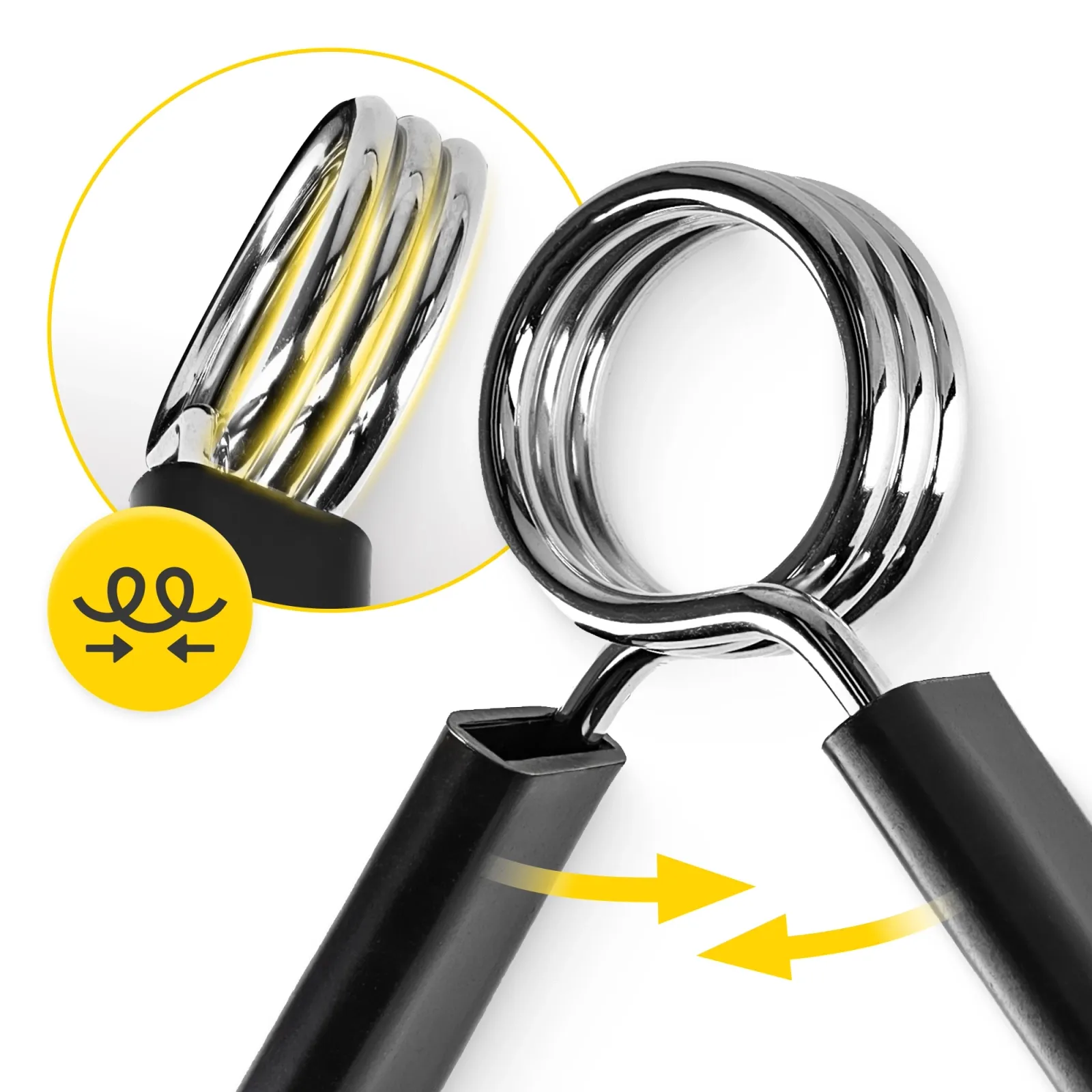 Spyruokliniai spaustukai 25 mm kakleliams