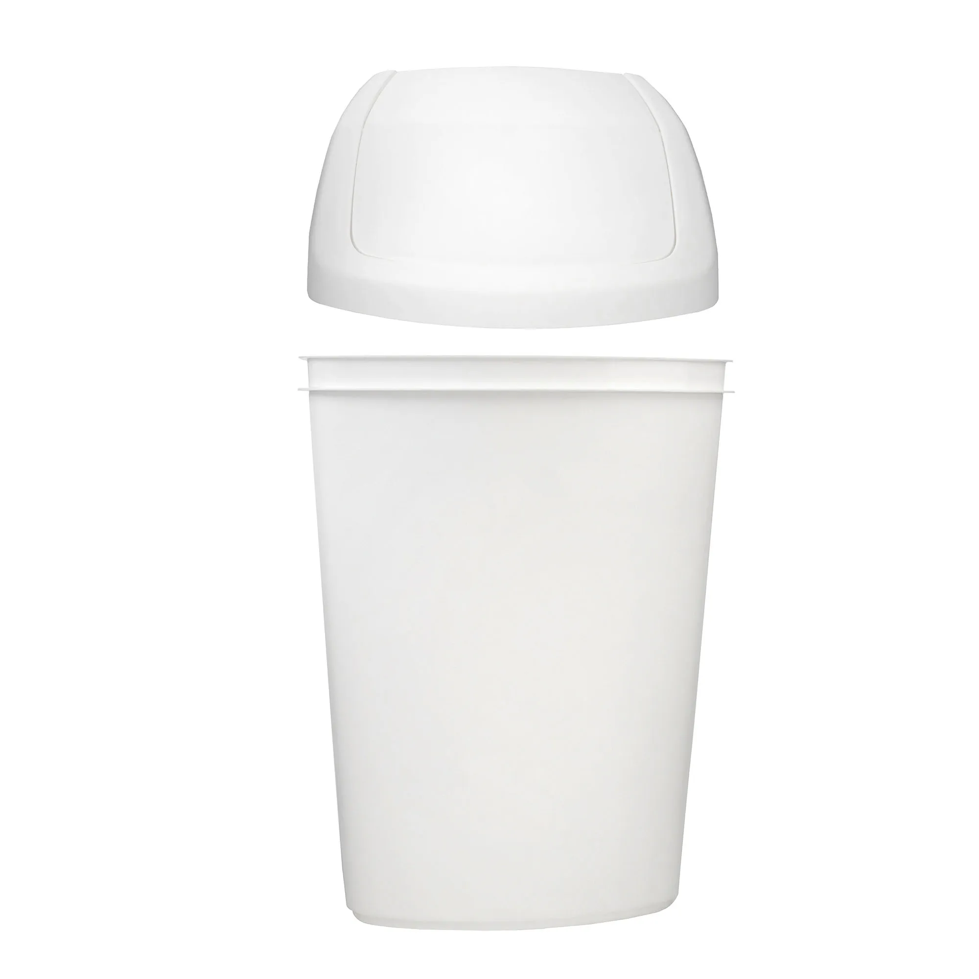 Curver šiukšliadėžė su atlenkiamu viršumi, balta, 10 l