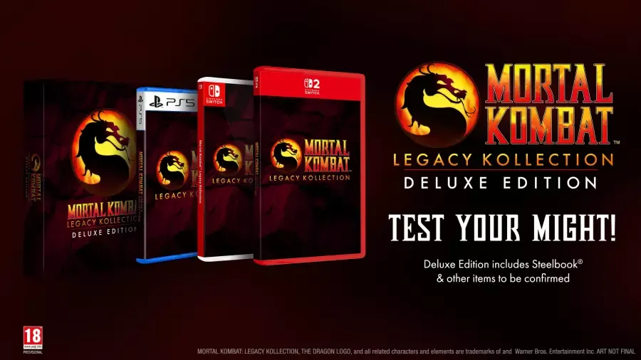 Mortal Kombat Legacy Kollection Deluxe Edition (NS2) - IŠANKSTINIS UŽSAKYMAS!
IŠANKSTINIS UŽSAKYMAS! PASTABA! IŠLEIDIMO DATA / PRISTATYMO DATA GALI KEISTIS!
P