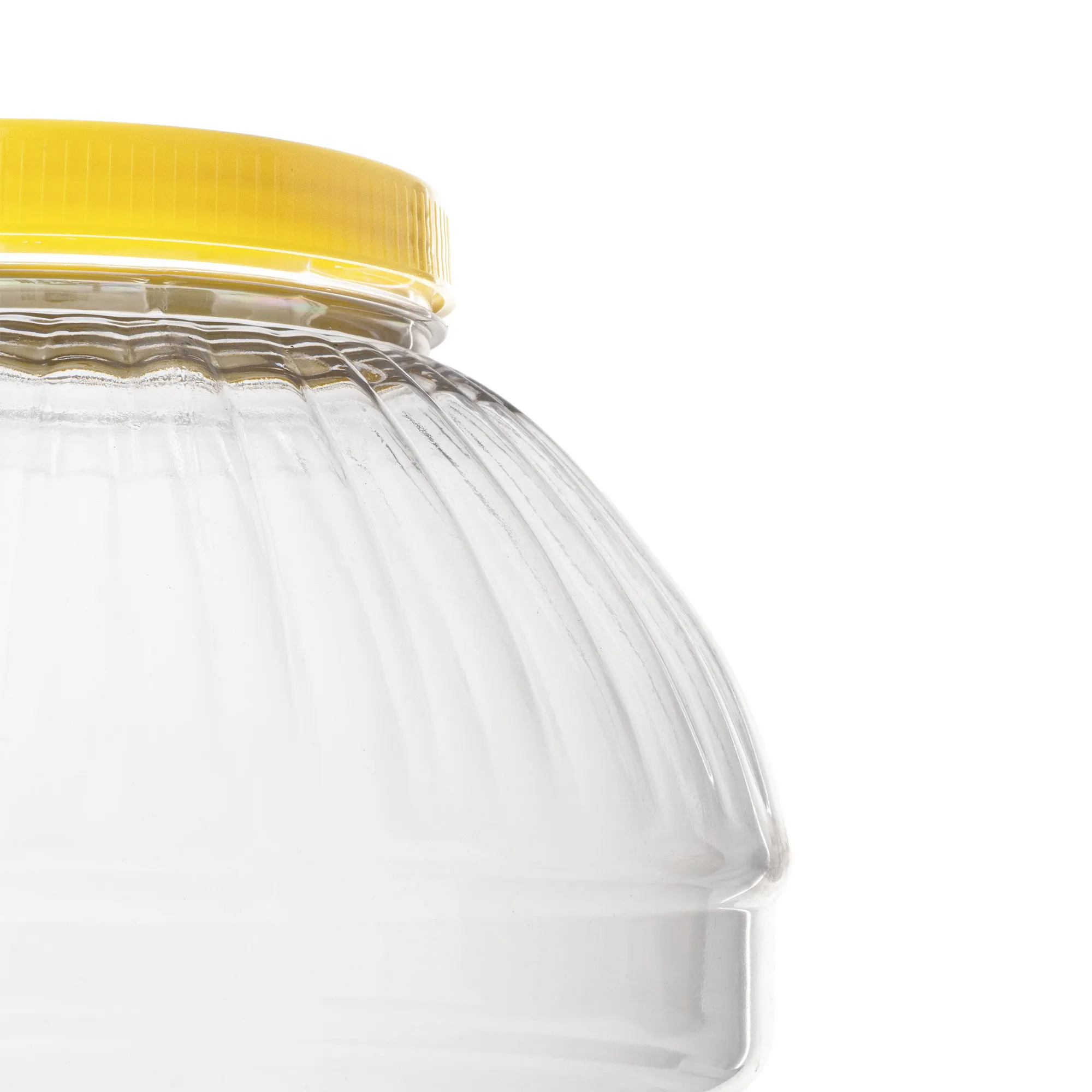 10 litrų geltonas plastikinis indas