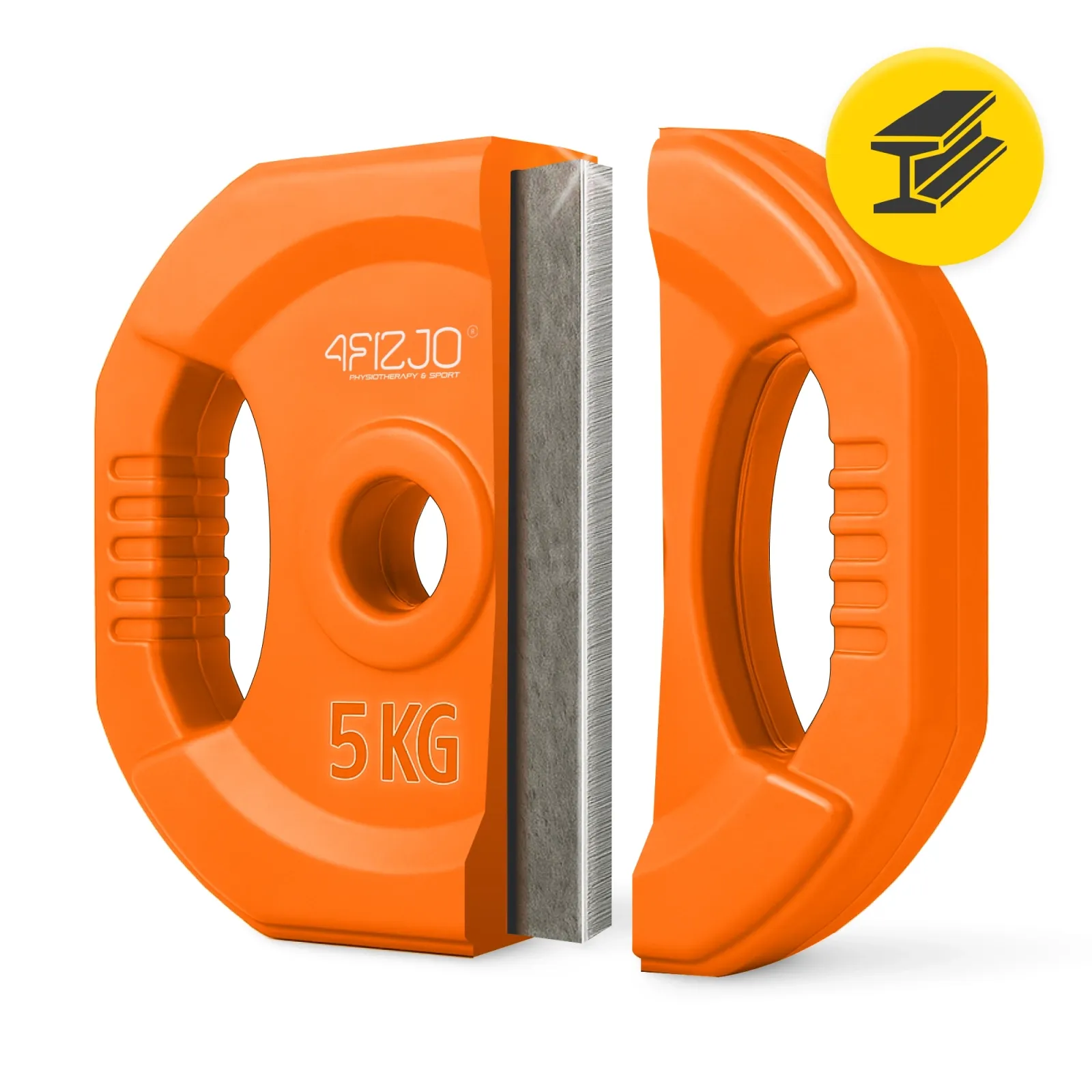 Treniruočių štanga su ketaus svarmenimis 20 kg