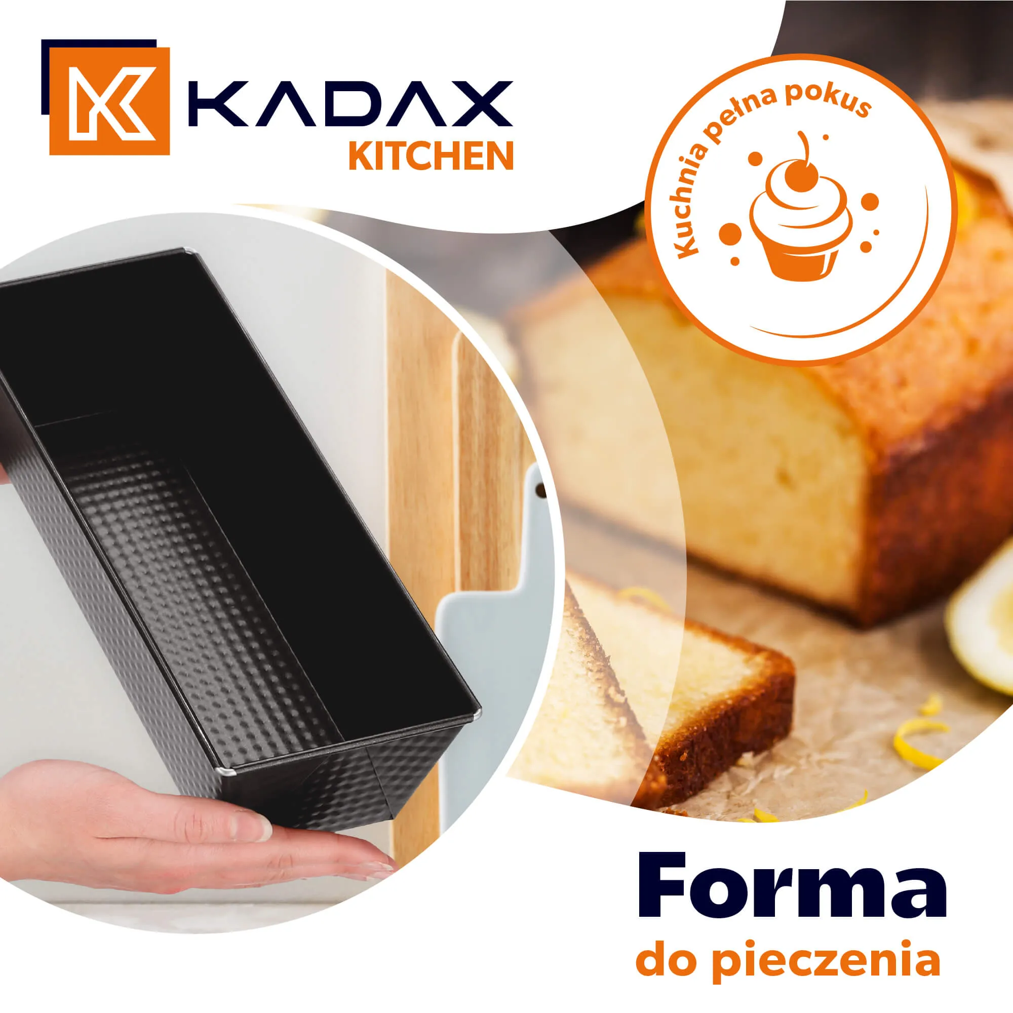 Ellos kepimo forma, 30 cm, juoda