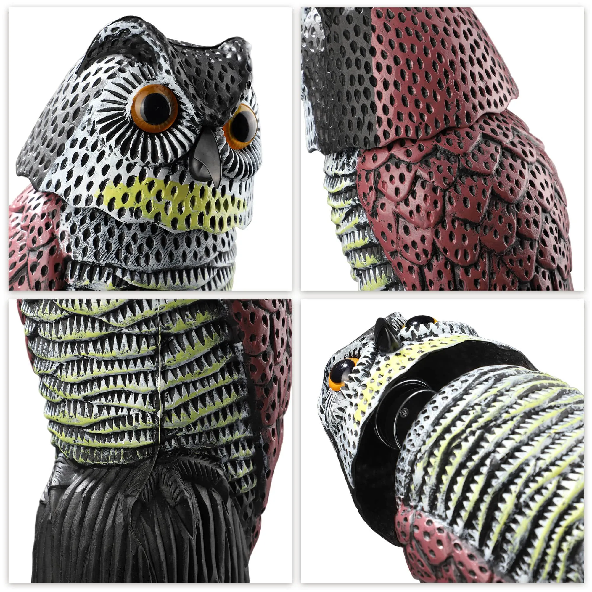 Pelėdos figūrėlė su judančia galva 37 x 17 cm