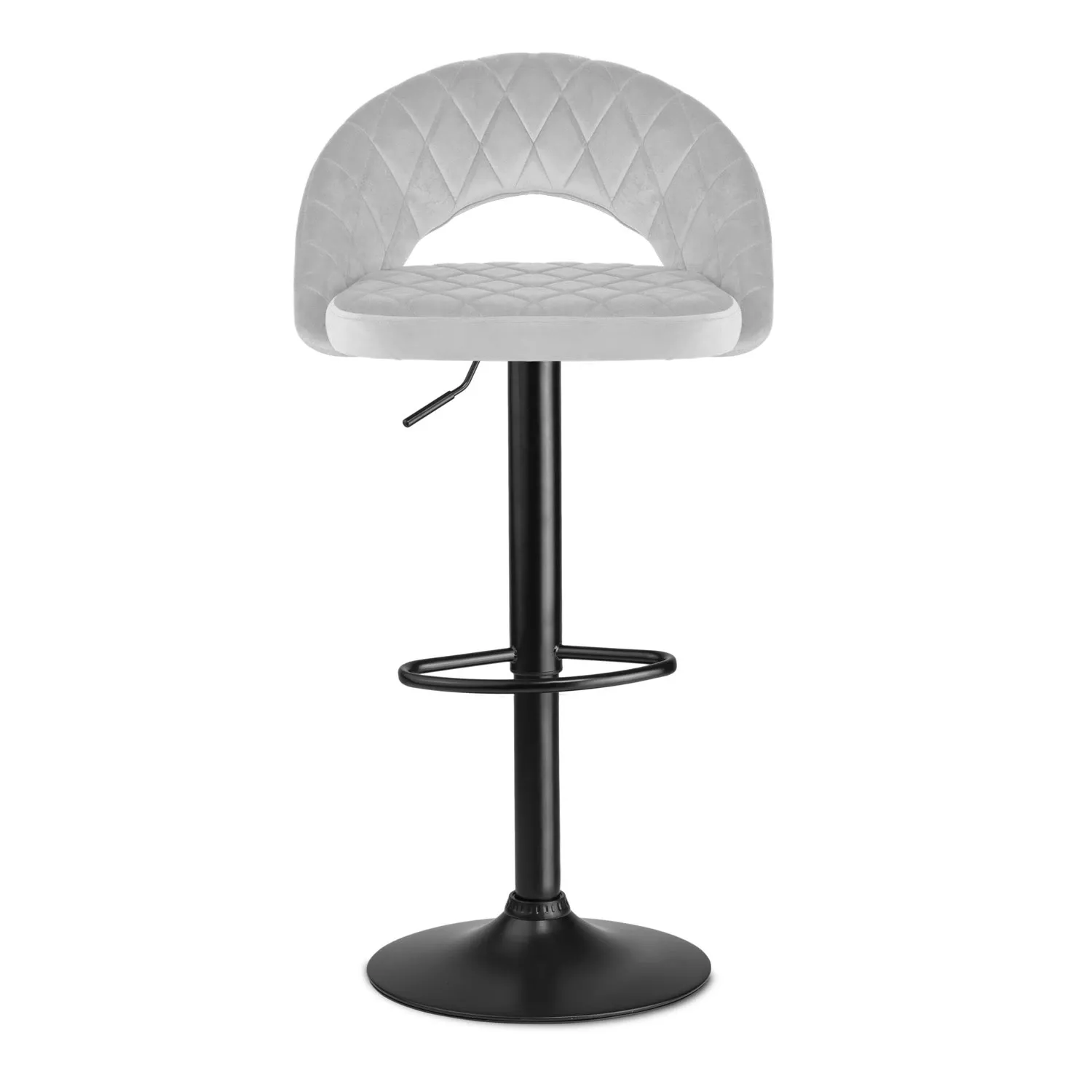 Meva baro kėdė su atlošu, pilka - nuotrauka 1