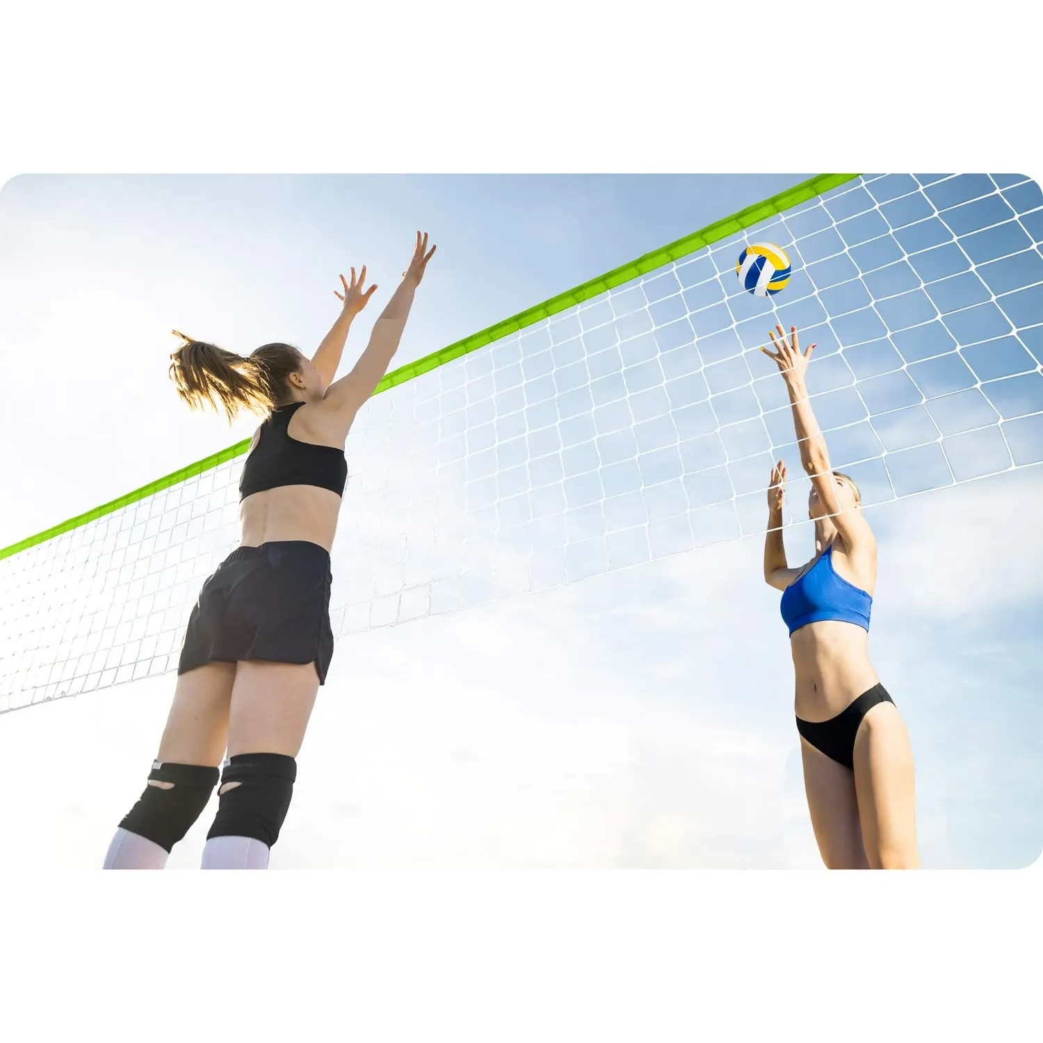 Tinklinio ir badmintono tinklas ir rėmas 570 cm - nuotrauka 1